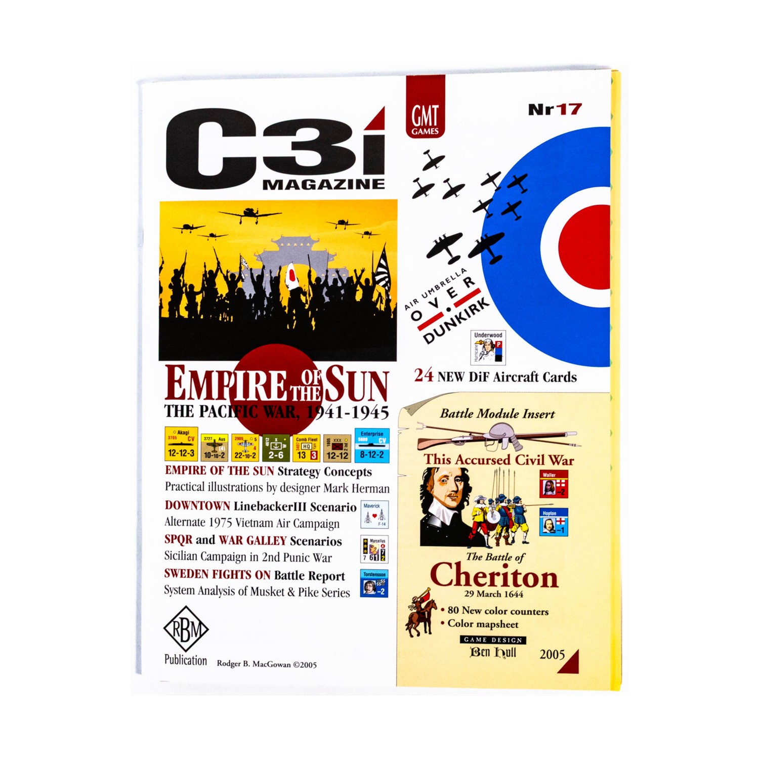 GMT C3i Mag #17 “Empire of the Sun, Downtown, Sweden Fights On” Mag NM