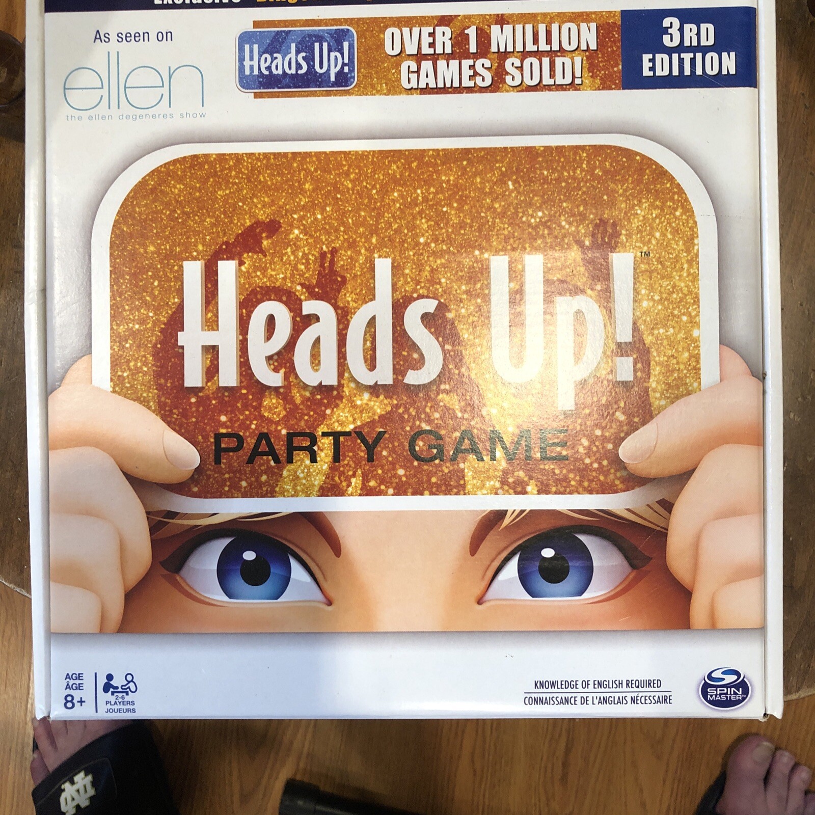 New Heads Up! Party Game 3rd Edition As Seen on the Ellen Degeneres Show Sealed