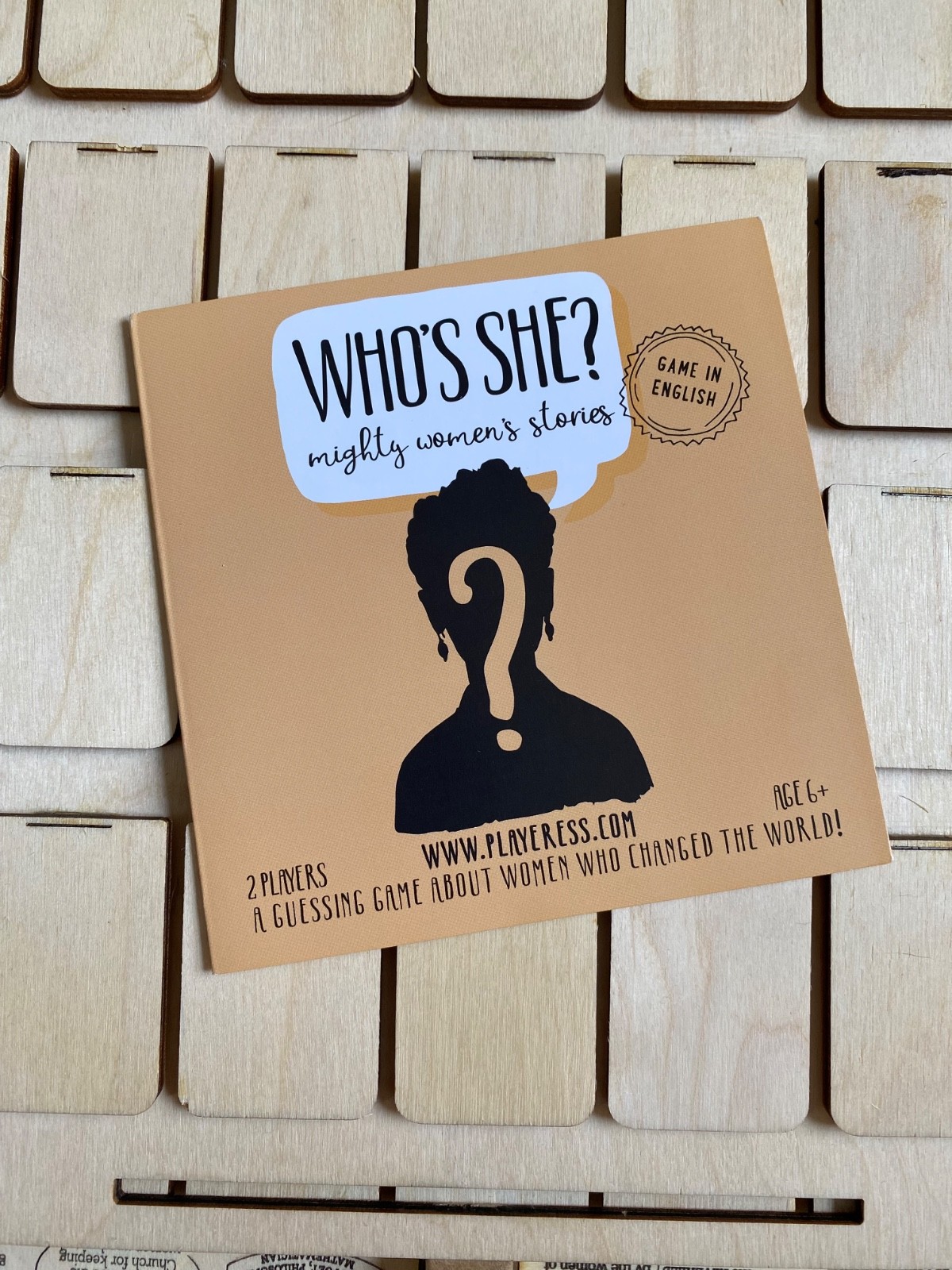 Who’s She? Mighty Women Stories Complete Board Game Playress Educational