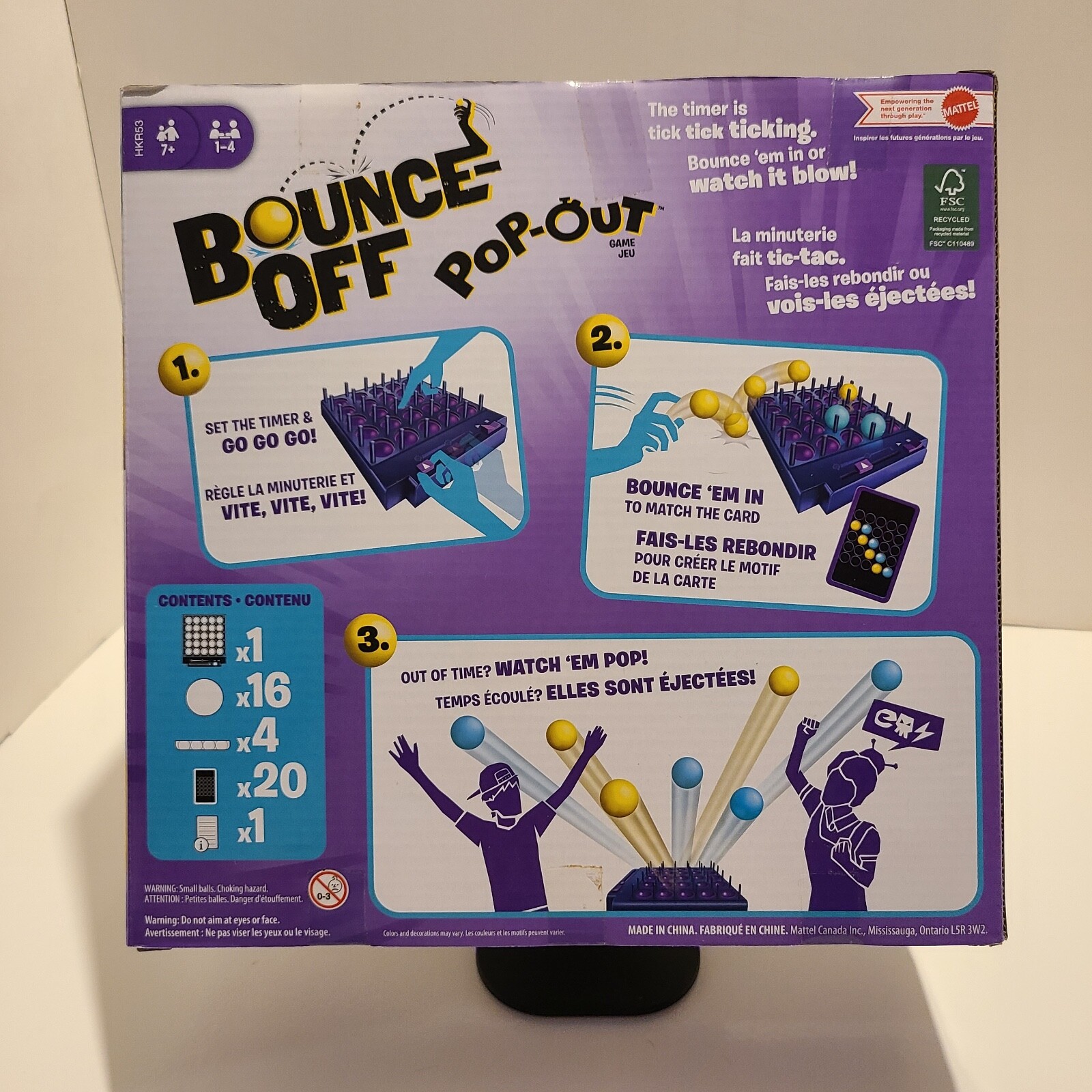 Bounce-Off Pop-Out Party Game. No Batteries Required by Mattel Games.