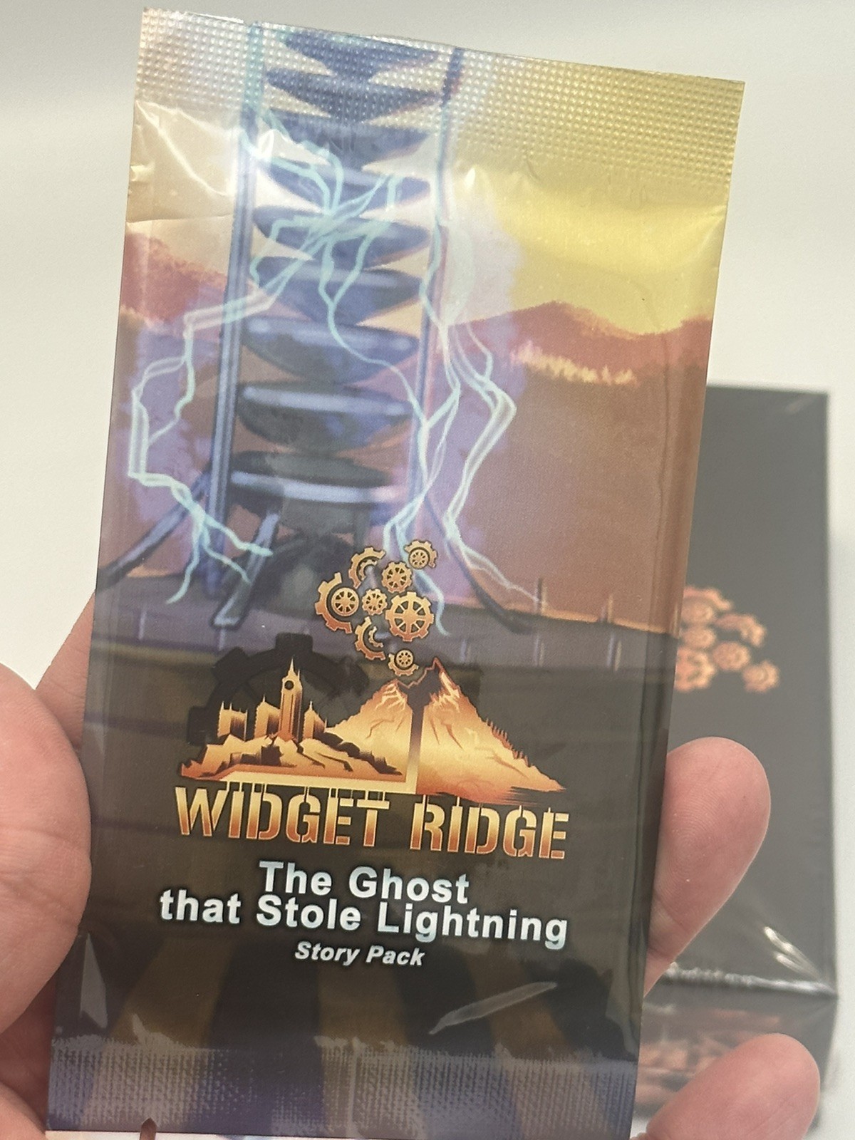 Widget Ridge Steampunk DeckBuilding Game + Ghost That Stole Lightning Story Pack