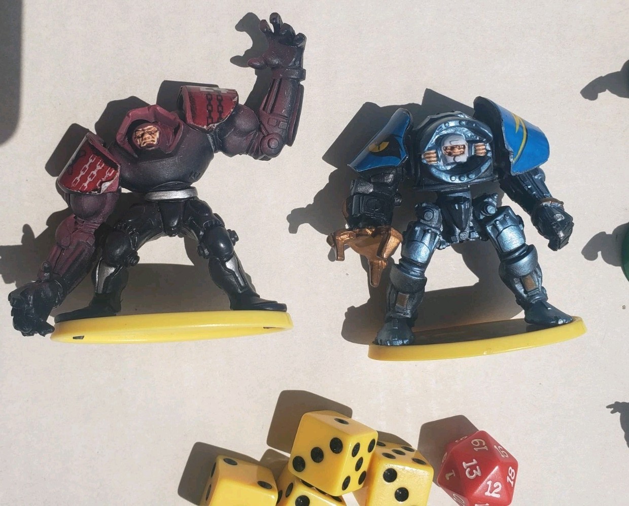 Vintage Battle Ball Future Football Game Replacement Pieces Figures Dice