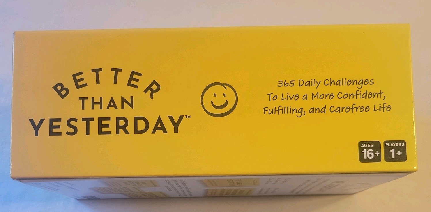 Better Than Yesterday Card Game Of 365 Daily Challenges 2022 Ages 16+ 1+Players