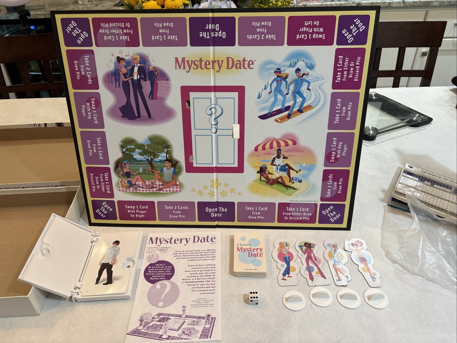 Classic Mystery Date Board Game 2005 Milton Bradley 100% Complete Super Conditio