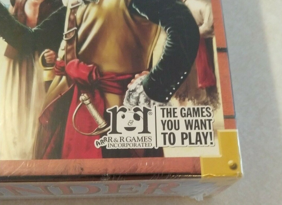 Plunder By R & R Games The Pirate Treasure Hunt Board Game New Sealed