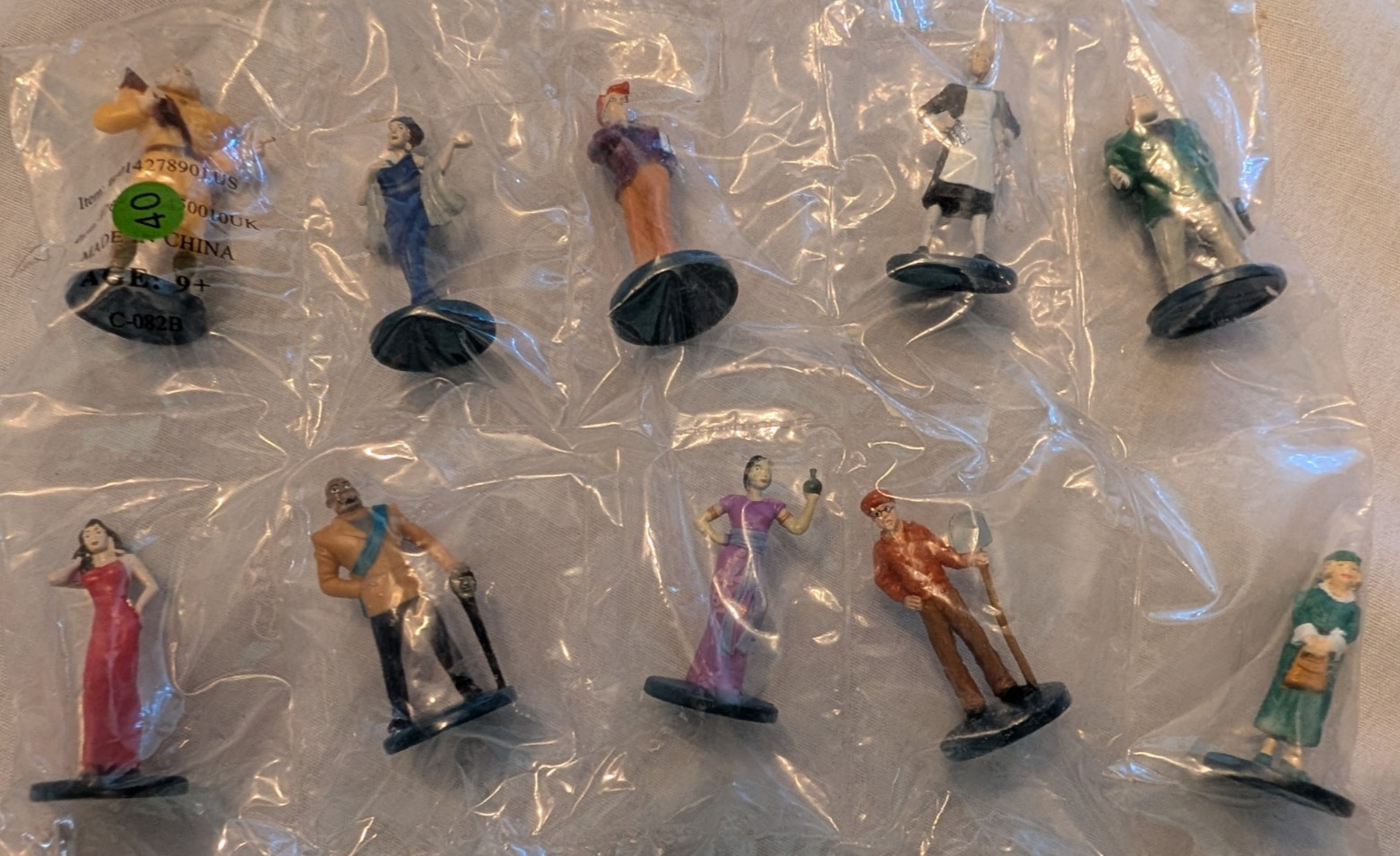 Clue dvd game pieces 10 pack new in package