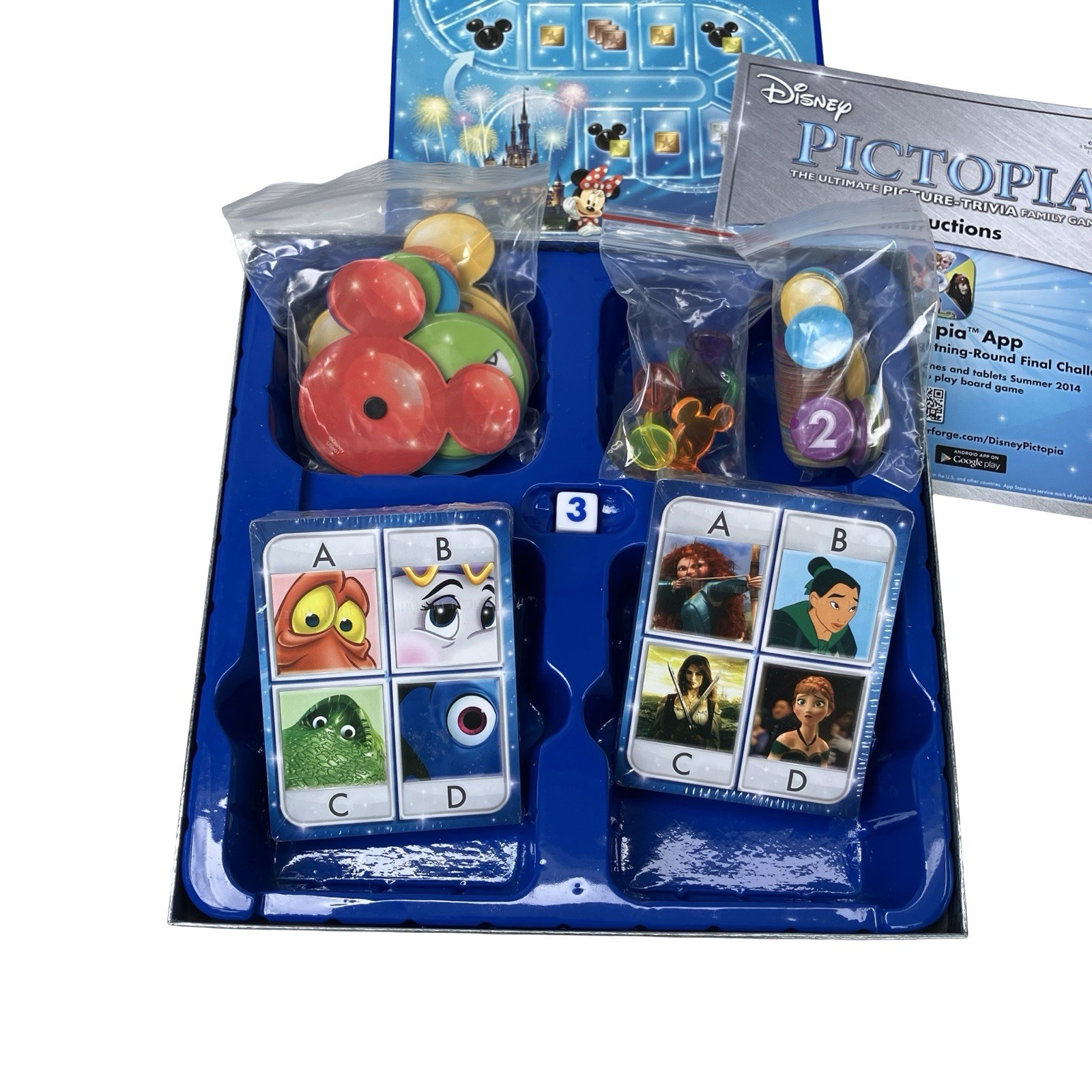 Pictopia Ultimate Picture-Trivia Family Game Disney Edition Board New Open Box