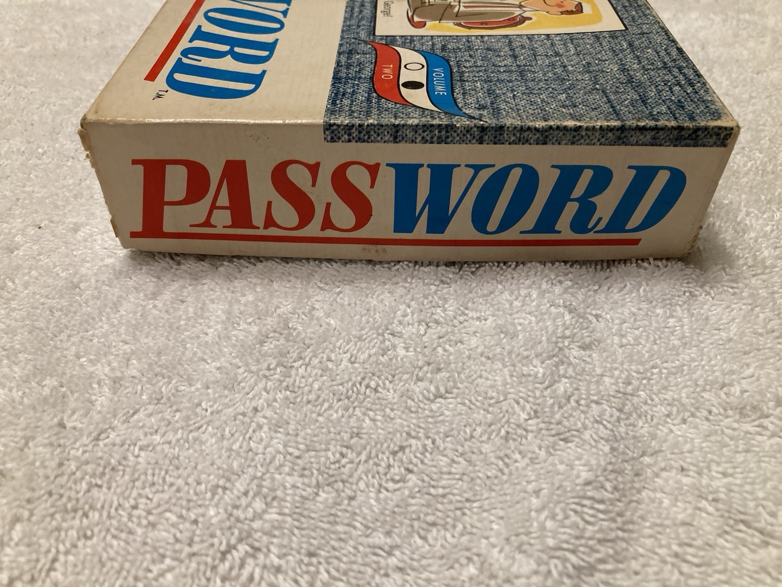 Vintage 1962 Password Game, No. 4260, Complete Set, Milton Bradley Co., USA.