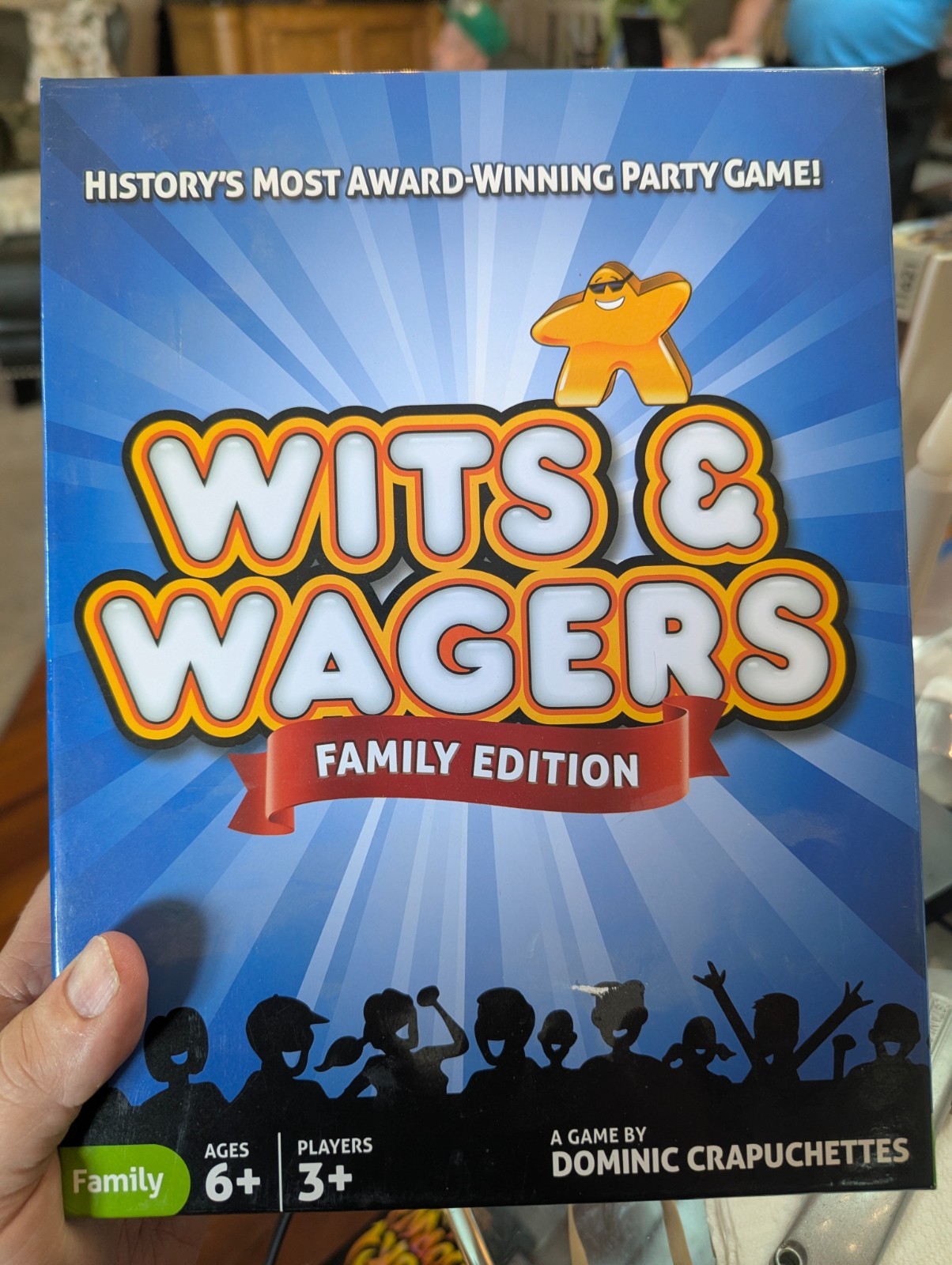 WITS & WAGERS Family Edition Board Game 100% COMPLETE 2013 MULTI AWARD WINNER