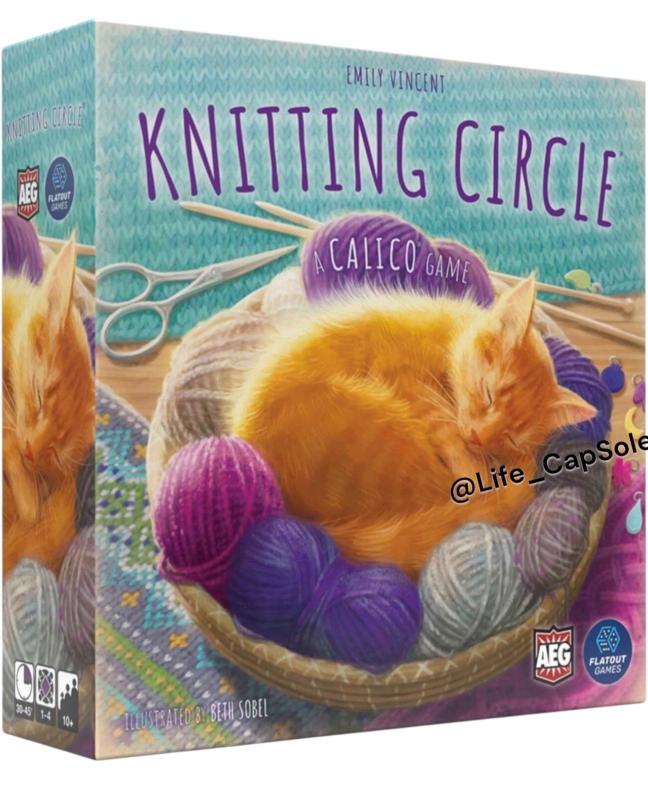 Knitting Circle A Calico Puzzly Game Calico Cats Yarn Cozy Knits | 1-4 players