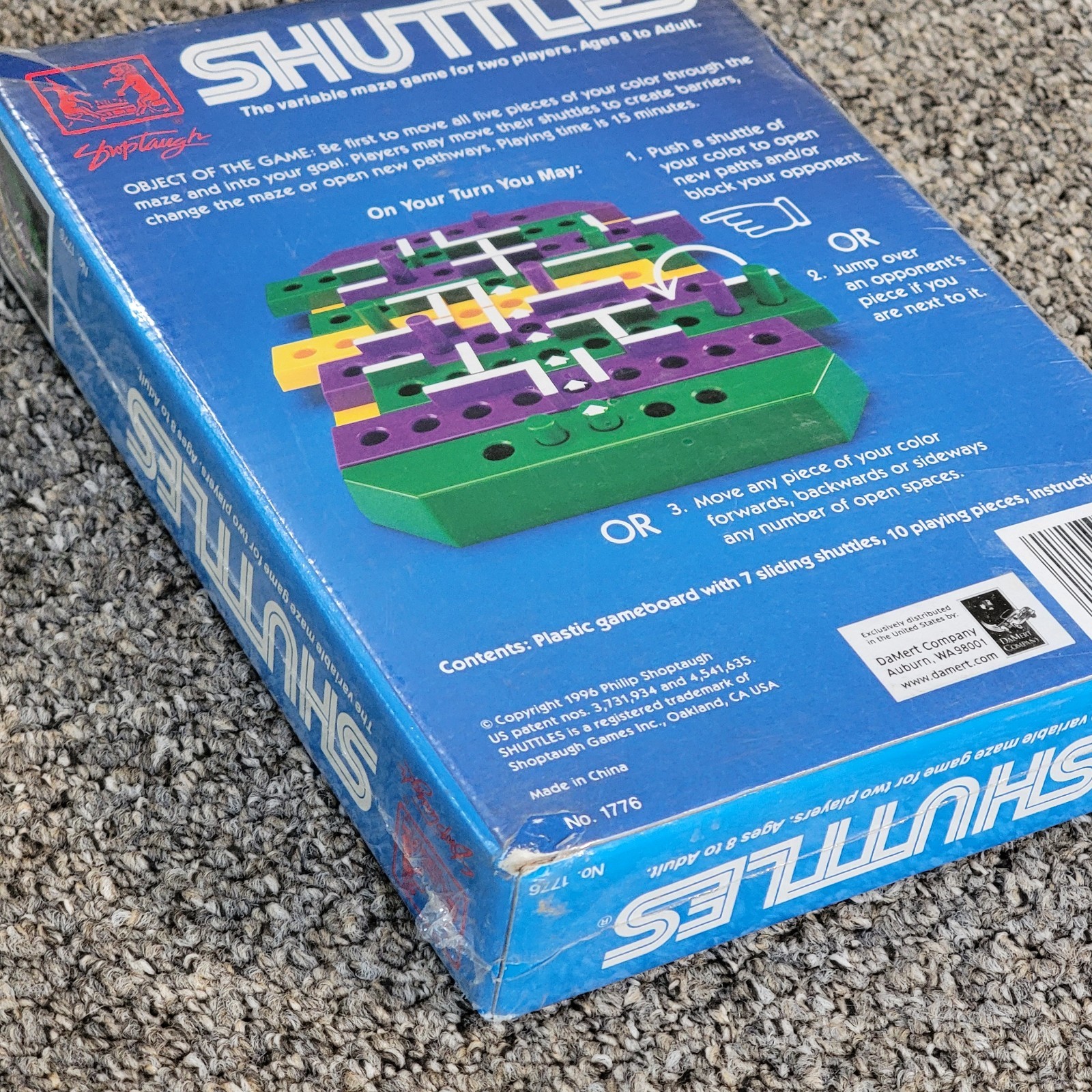 Shuttles Variable Maze Game Shoptaugh No. 1776 Strategy Puzzle 1996 – New Sealed