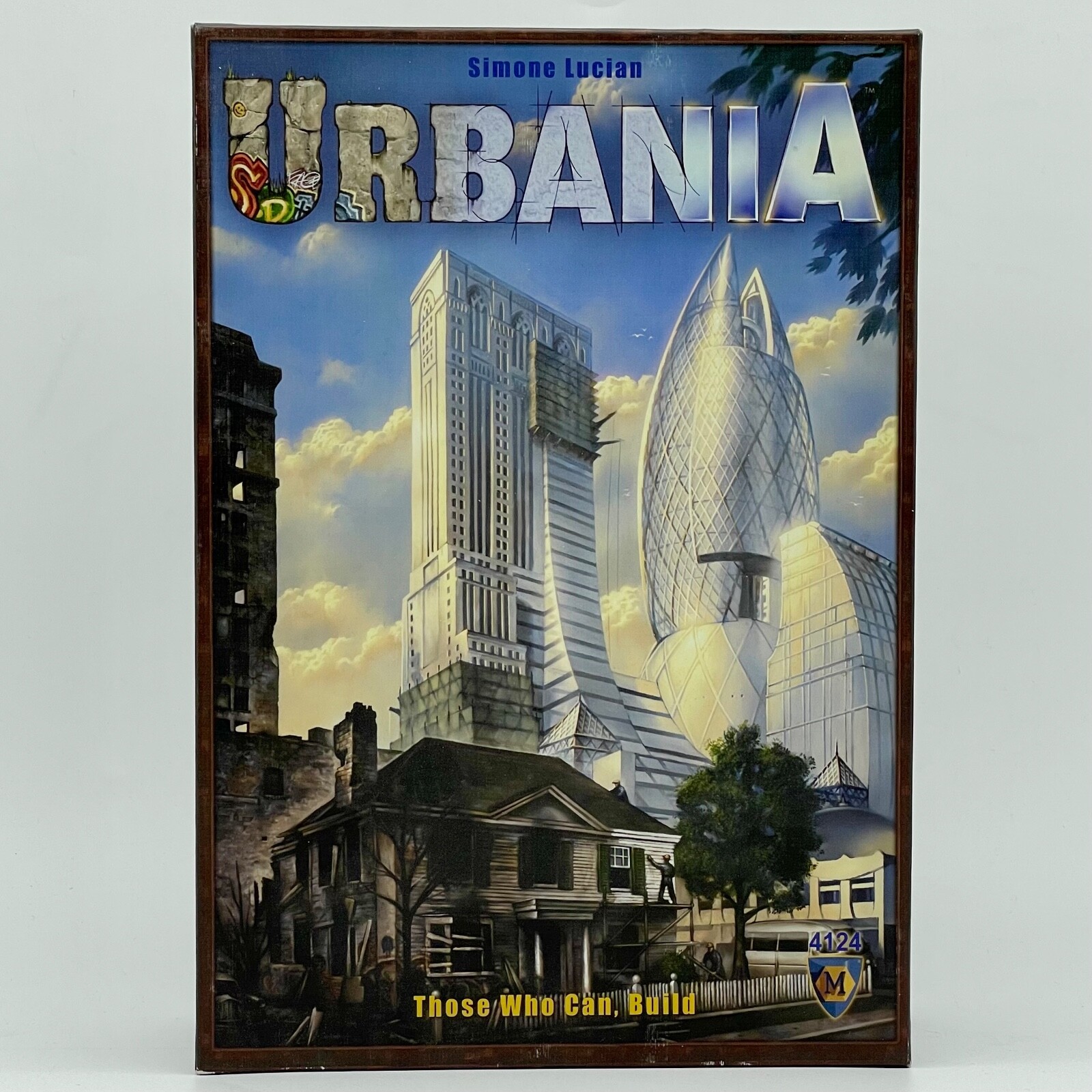 Urbania Board Game by Simone Lucian Mayfair Games 2012