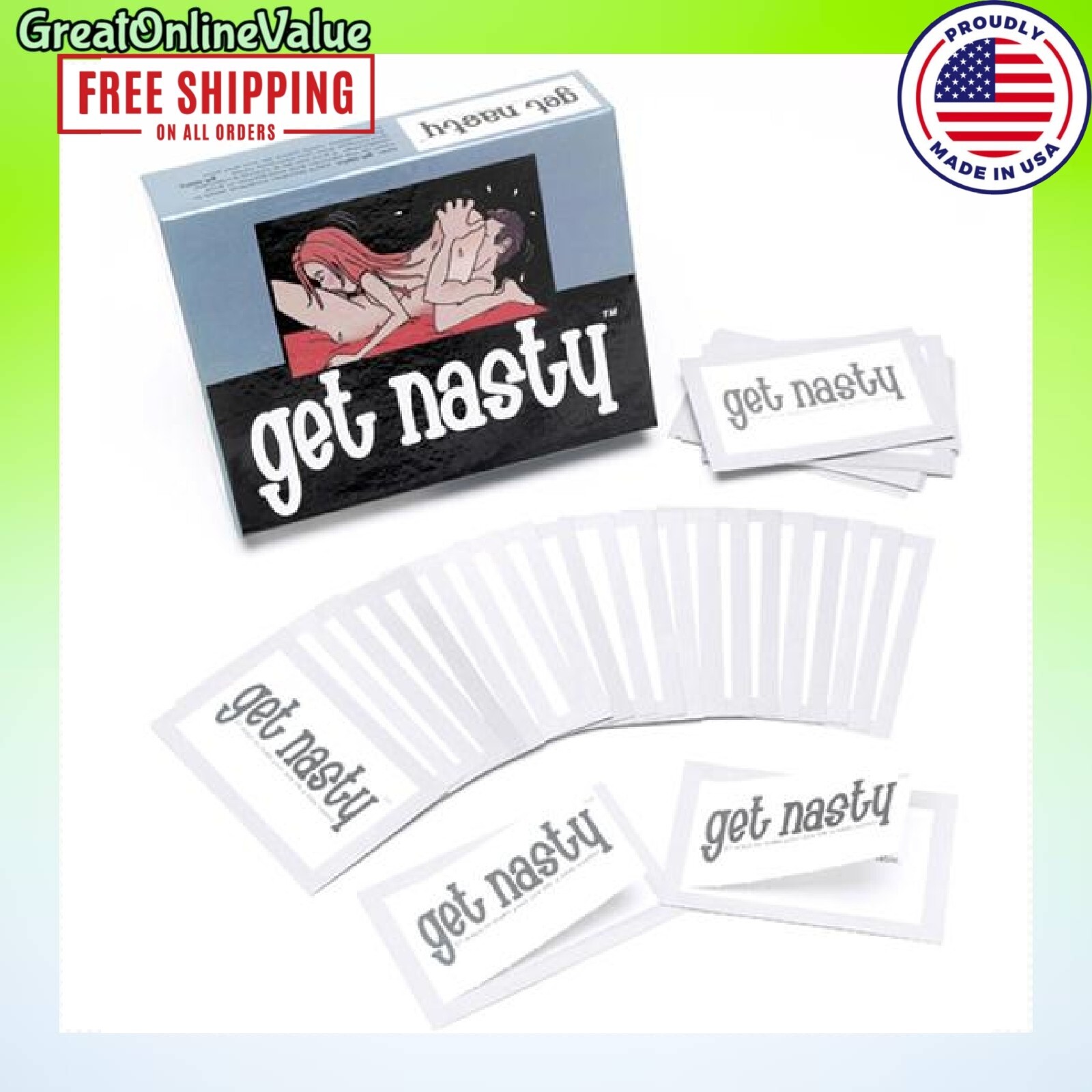 Get Nasty Sex Couples Board Game Kinky Fantasy Romance Adult Gift NEW