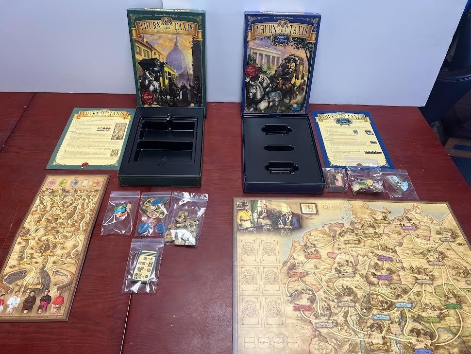 Power and Glory + All Roads Lead to Rome Thurn and Taxis Expansions Rio Grande