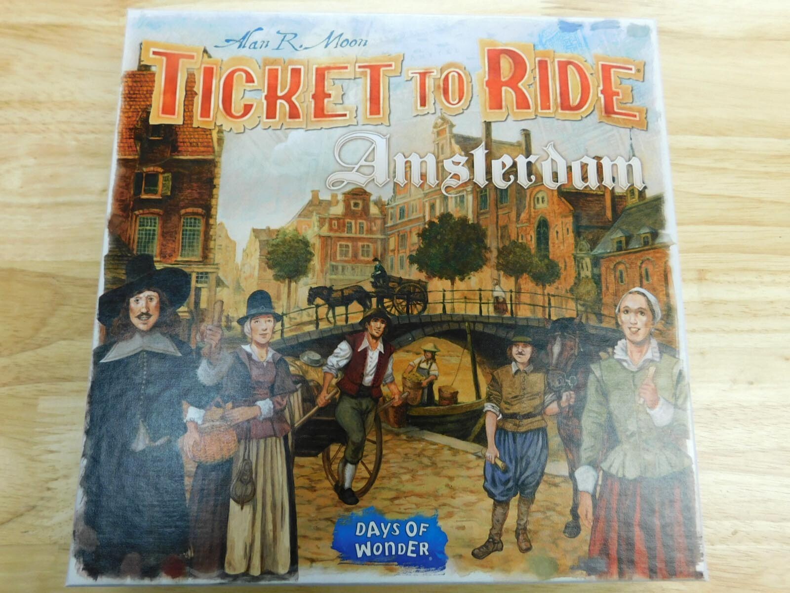 DoW Ticket to Ride Amsterdam in opened but complete and in great shape
