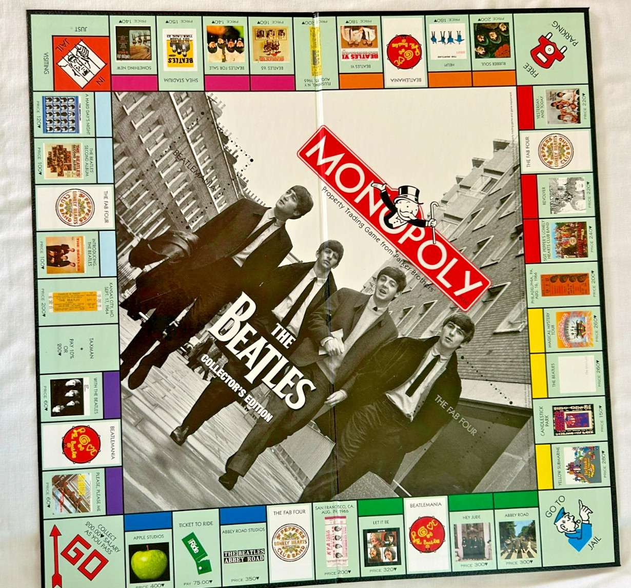 USAopoly 2008 Monopoly Game The Beatles Collector’s Edition PLEASE READ