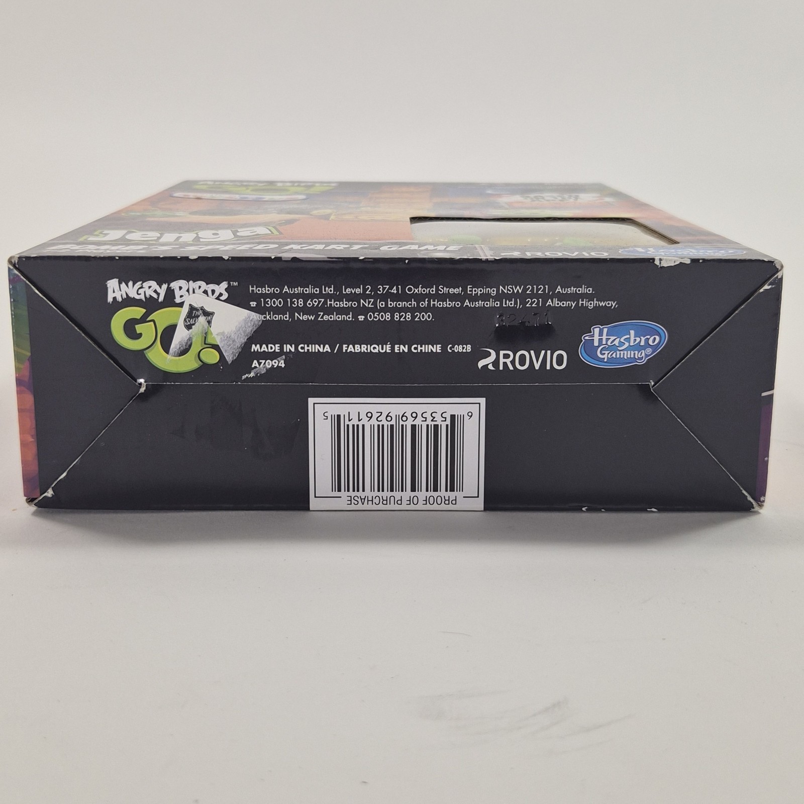 Hasbro Angry Birds Go! Bomb’s Speed Kart Game Jenga ToysRUs Exclusive RARE