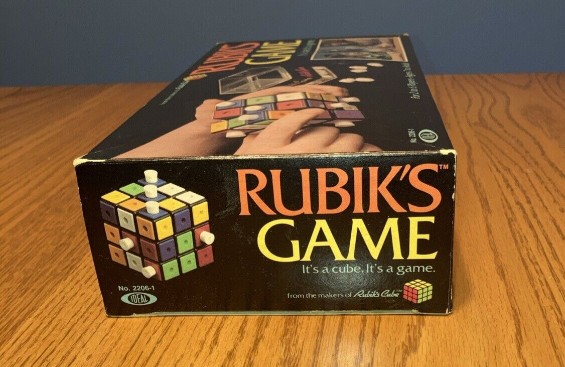 Vintage Rubik’s Cube Game 1982 Ideal Toy Corp Strategy