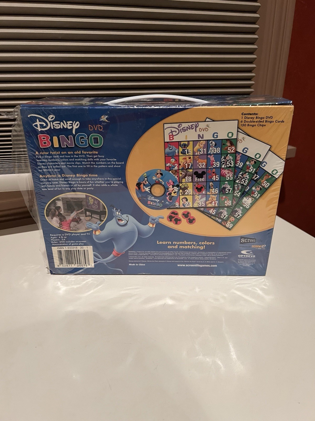 Disney DVD Bingo Game ScreenLife Mostly Sealed