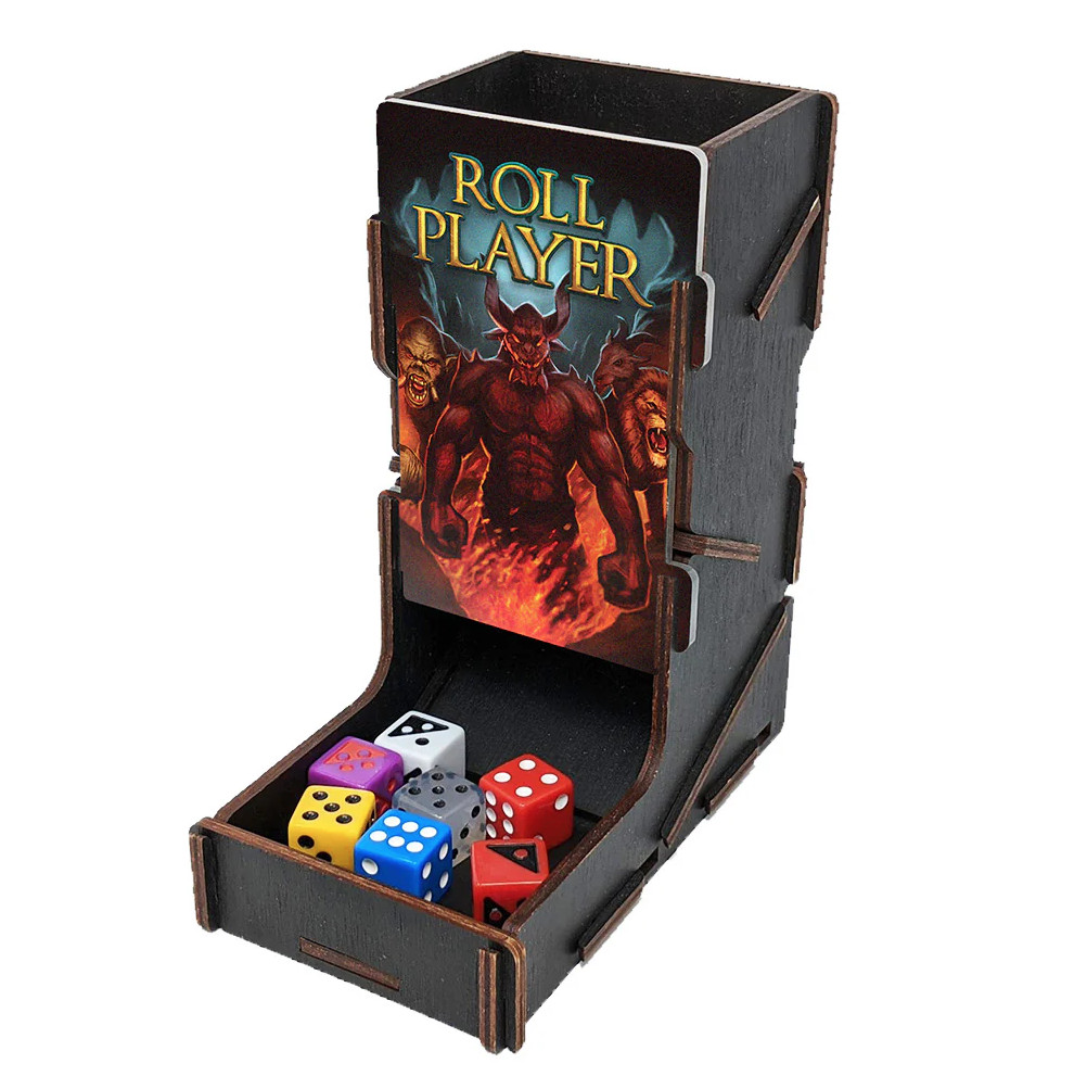 Roll Player Wooden Dice Tower Upgrade Promo New Thunderworks Games
