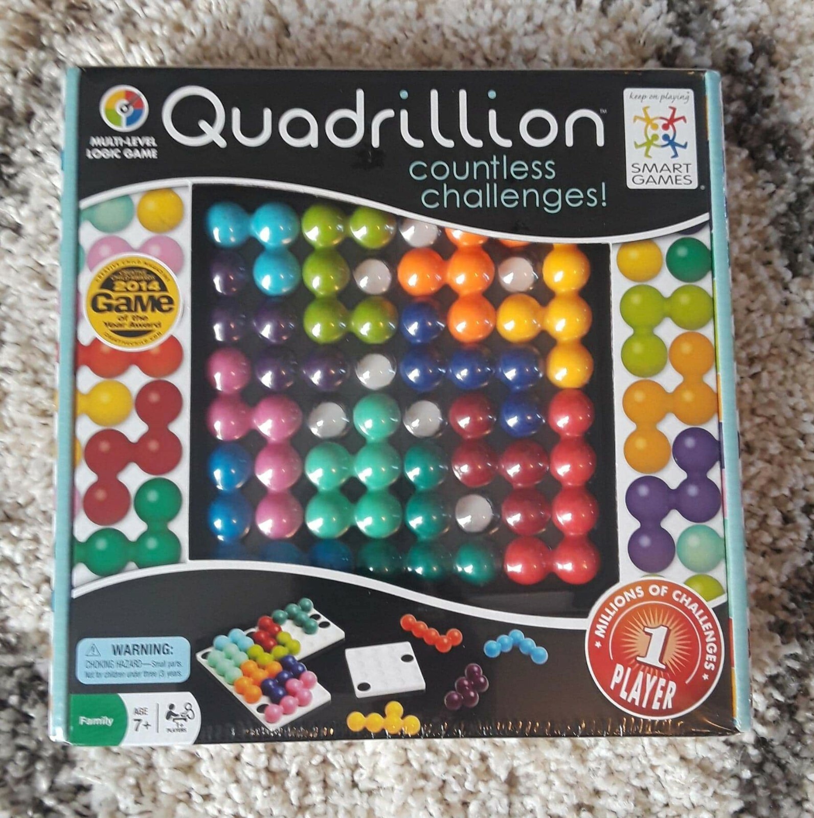 Smart Games Quadrillion Multi-Level Logic Game Ages 7 and Up New/Sealed