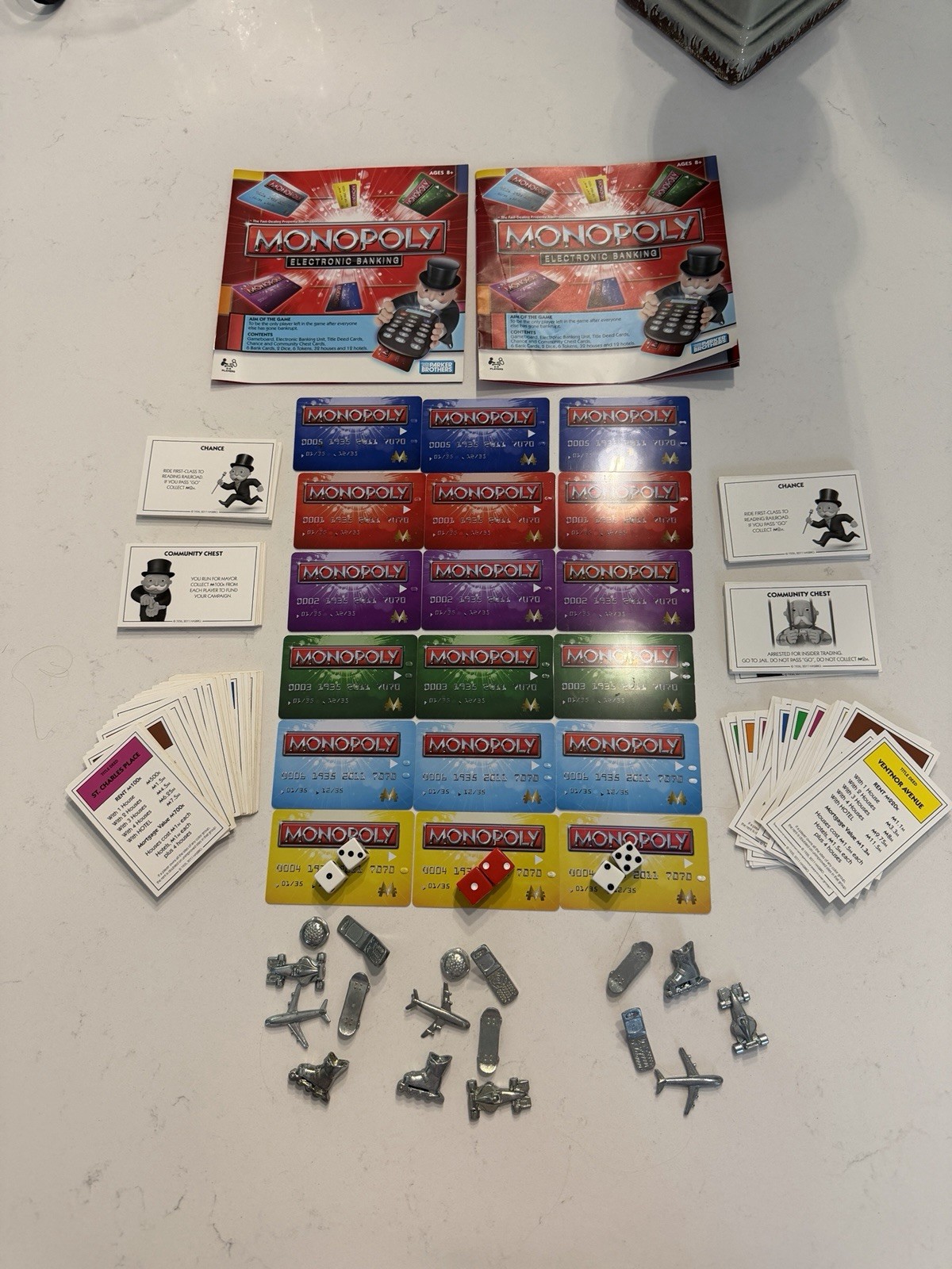2011 Monopoly Electronic Banking Replacement Parts Pieces