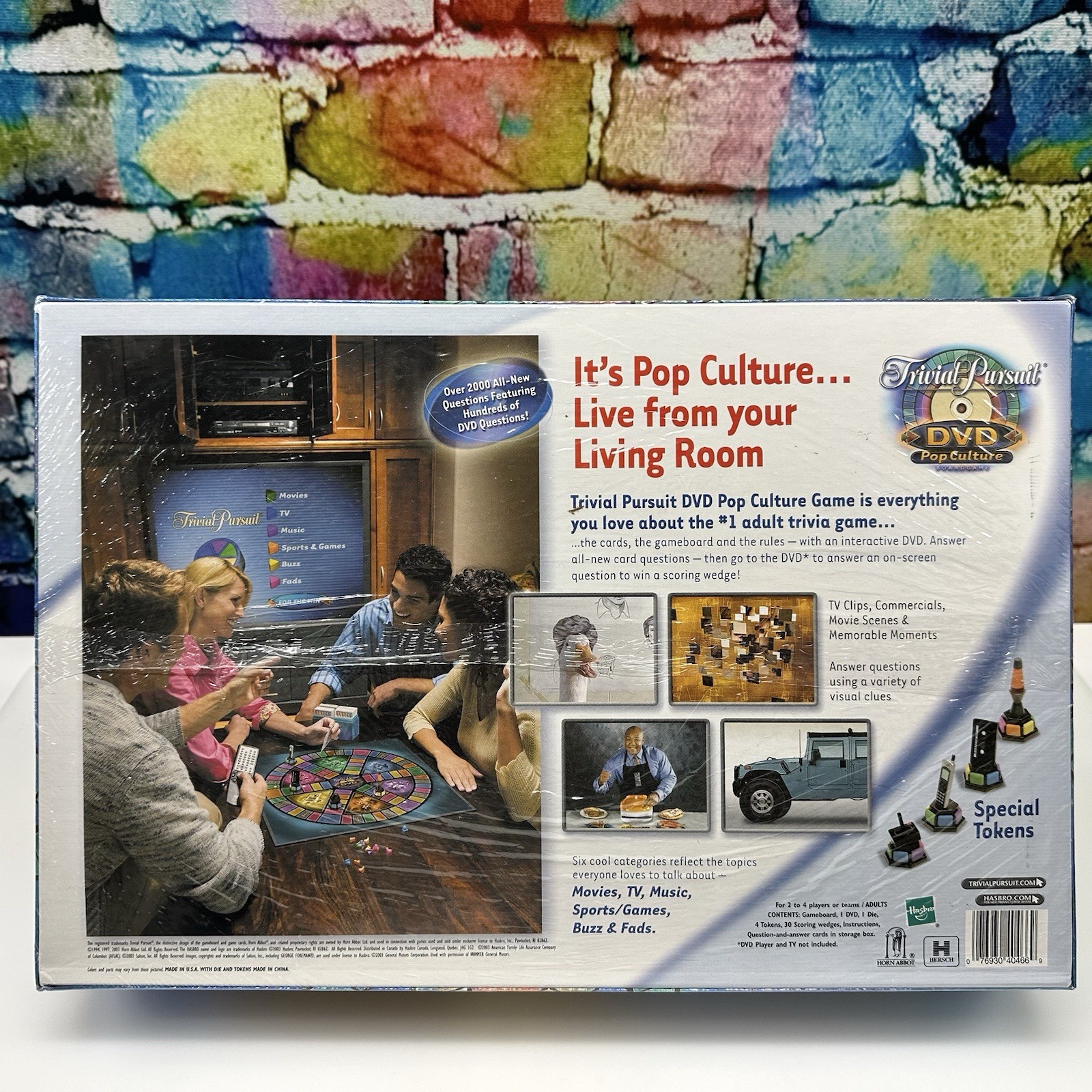 Trivial Pursuit DVD Pop Culture Board Game Adults Party Family Fun Sealed NEW!