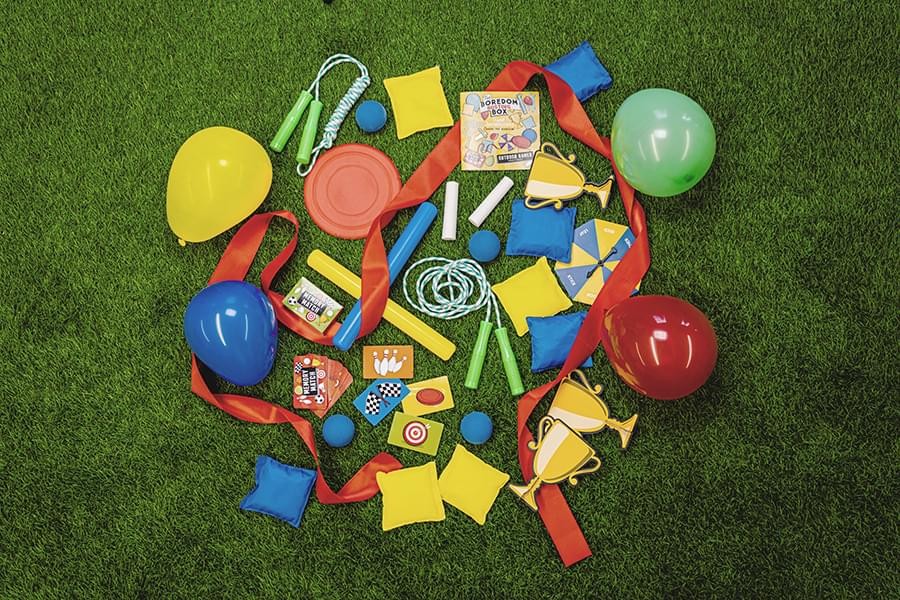 Outdoor Boredom Busting Box – 45 Fun Games for Outdoor Picnic Party Activities