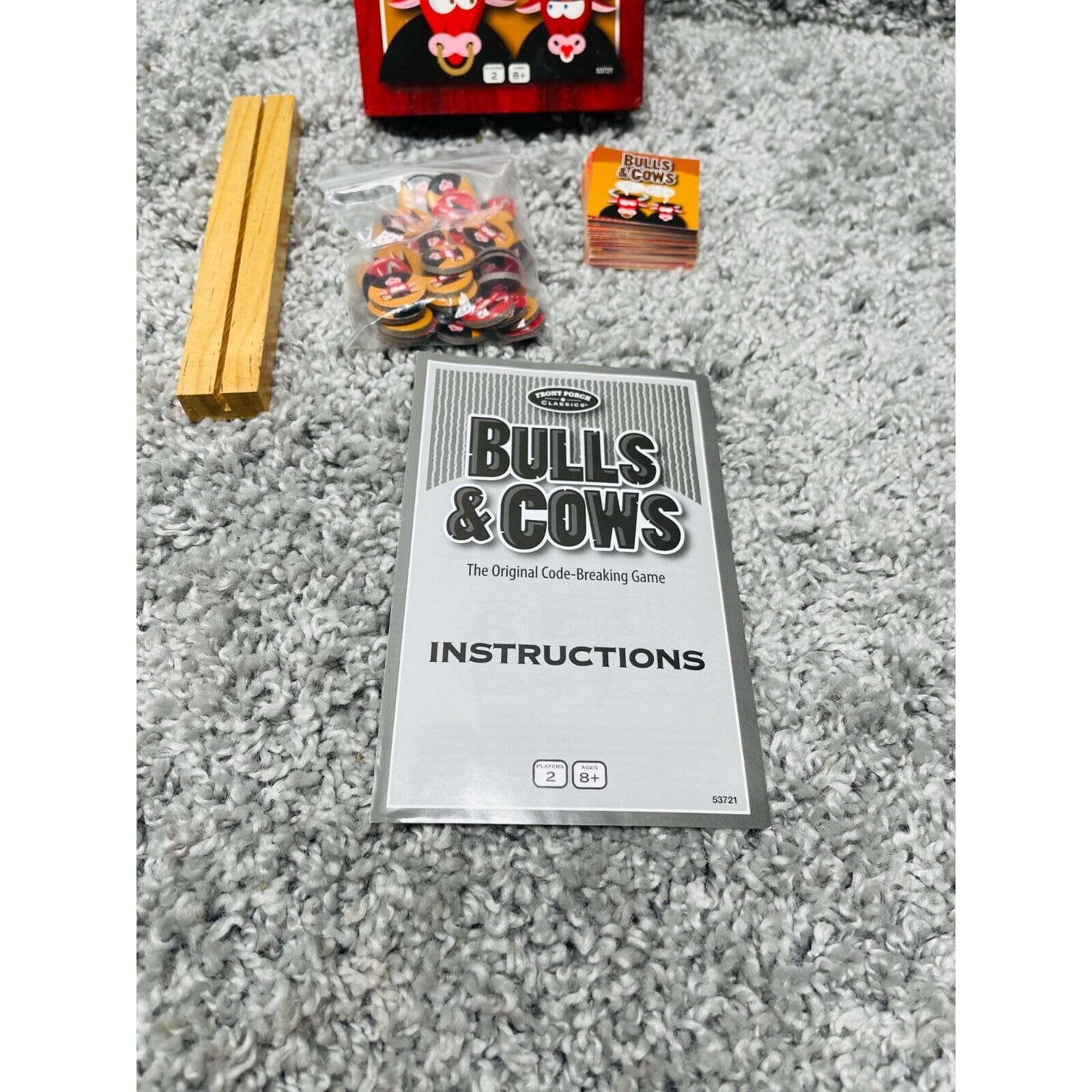 Front Porch Classics Bulls & Cows The Original Code Breaking Board Game 53721