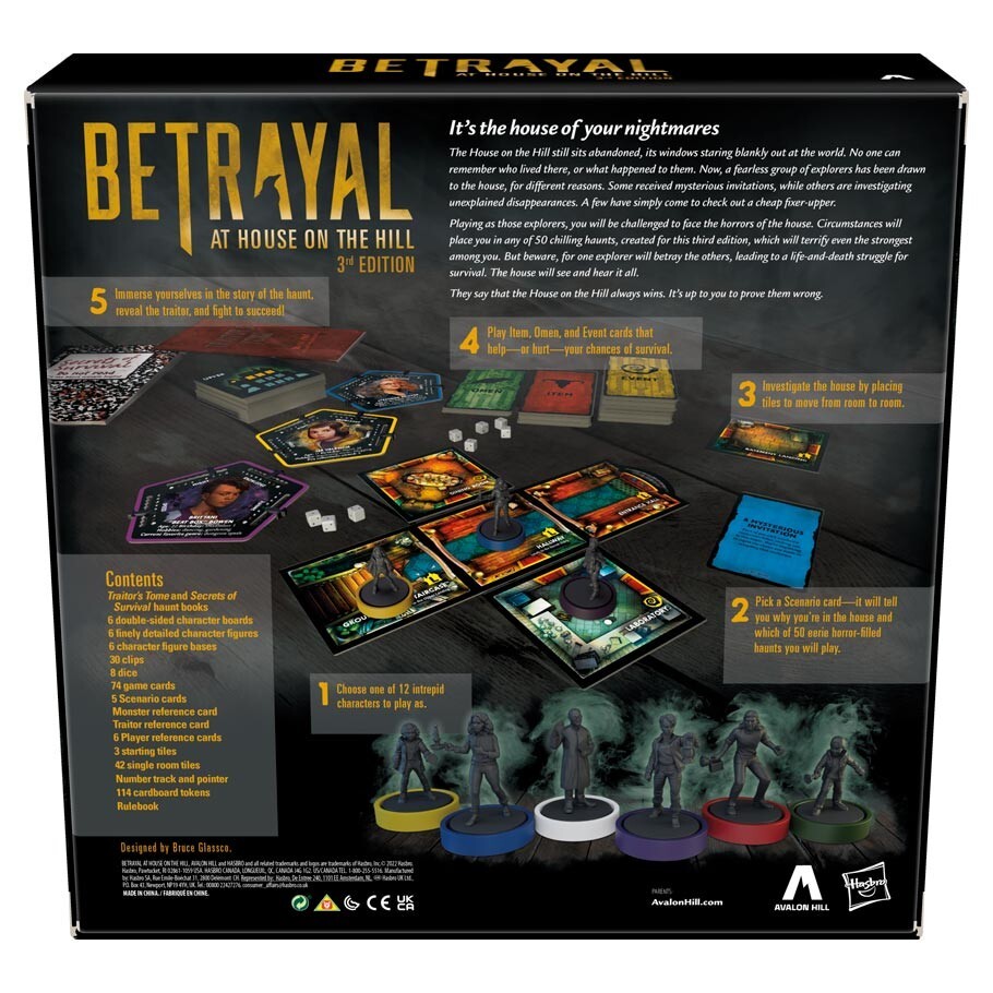 Betrayal At House On the Hill Horror/Suspense Board Game (3rd Edition) WOCF4541U