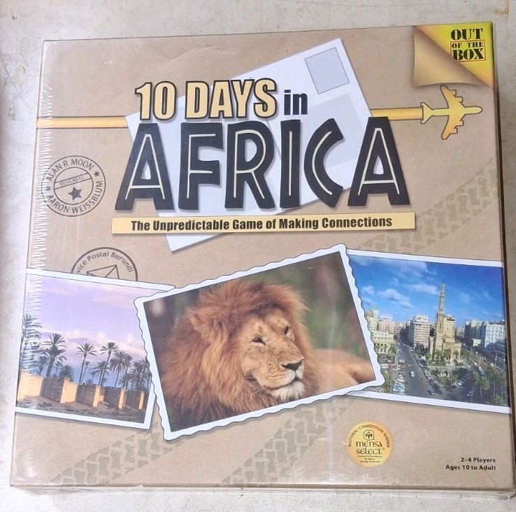 10 Days in Africa Board Game Out of the Box Publishing NEW SEALED