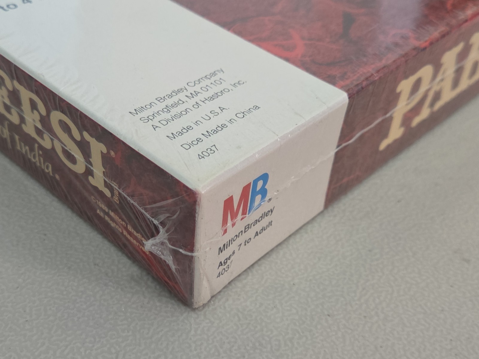1989 Milton Bradley Parcheesi #4037 New Sealed Board Game Vintage