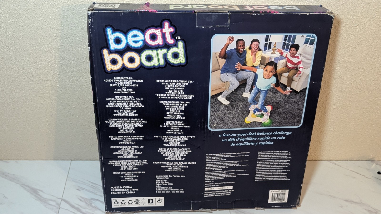 KidKraft Beat Board 4 Games 5+ Solo Mission Head to Head DJ Balance Challenge