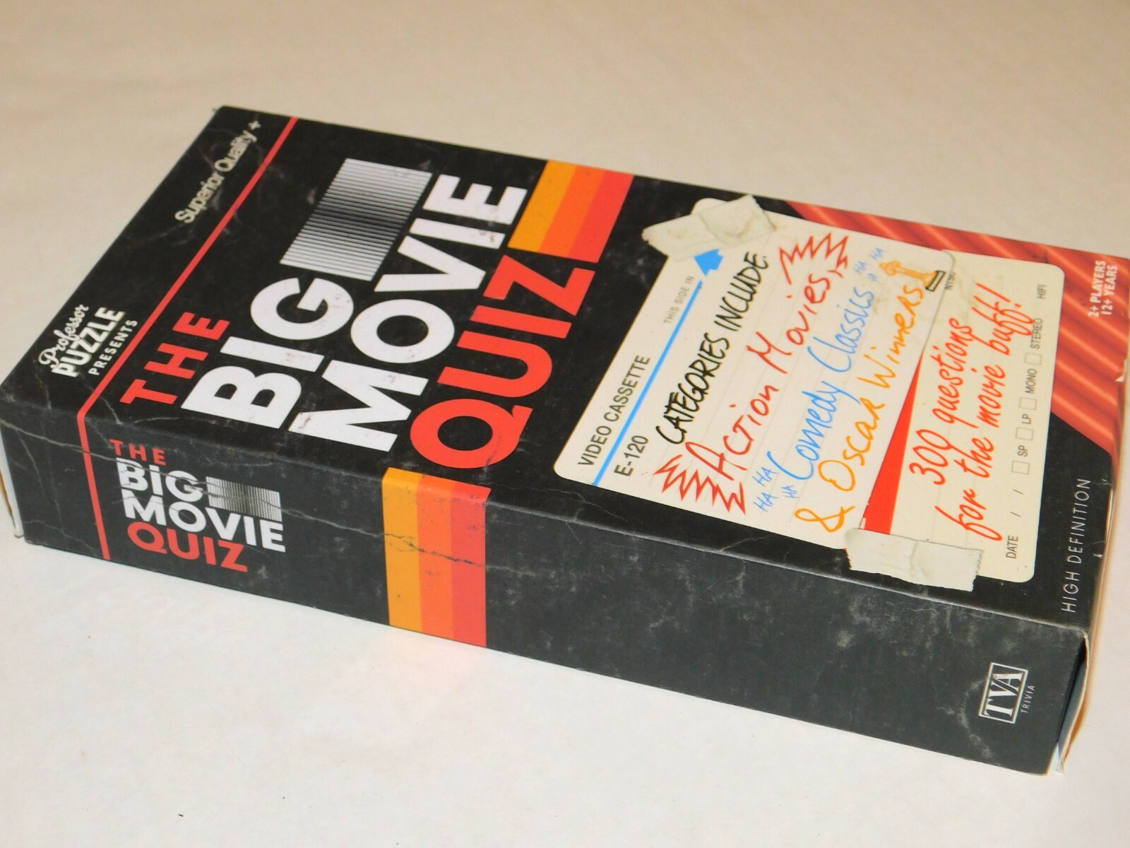 The Big Movie Quiz Movie Trivia Card Game Age 12 & Up