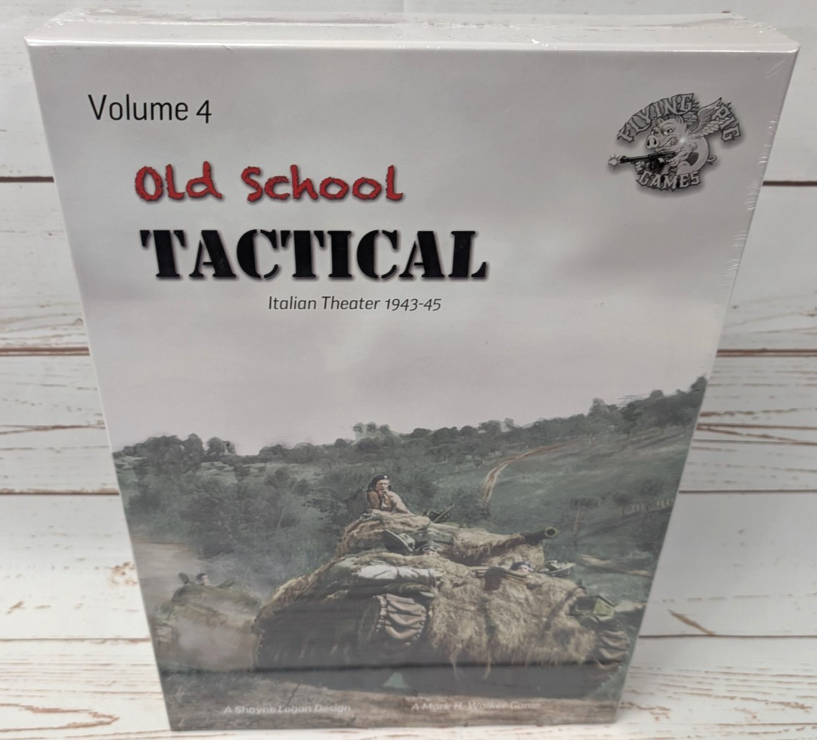 Old School Tactical Vol 4 Italian Theater Flying Pig Games NIS WWII Board Game