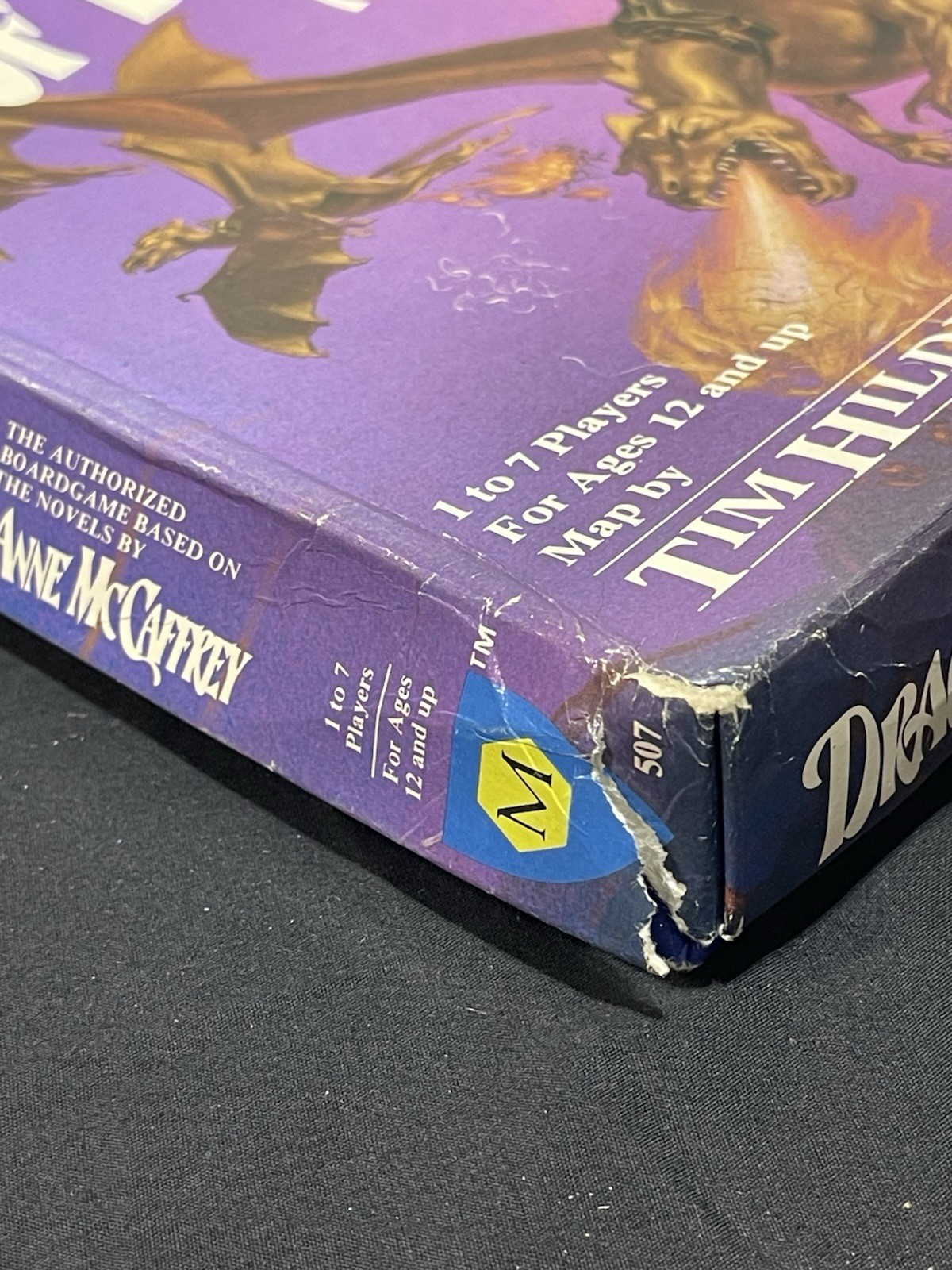 Dragonriders of Pern Mayfair Board Game Vintage READ Description