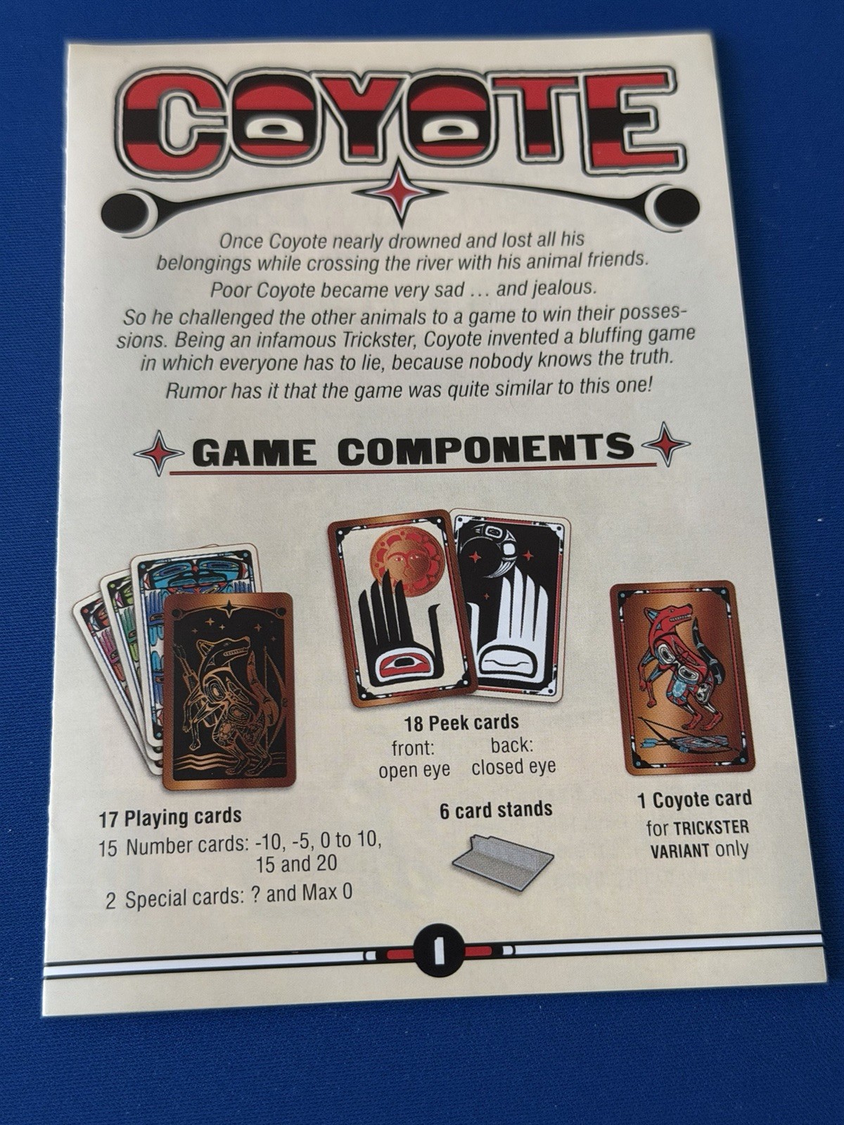 Coyote A Bluffing Game, Spartaco Albertarelli, 3-6 Players Ages 10+ Deluxe 2020