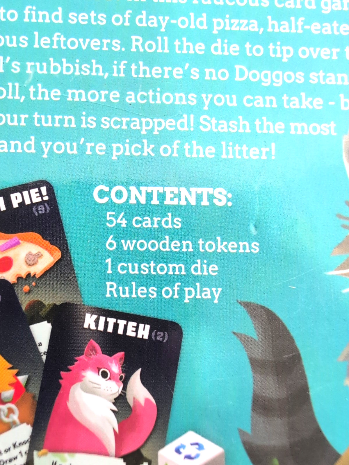 Trash Pandas The Raucous Raccoon Card Game Gamewright 2-4 Player 8+ COMPLETE