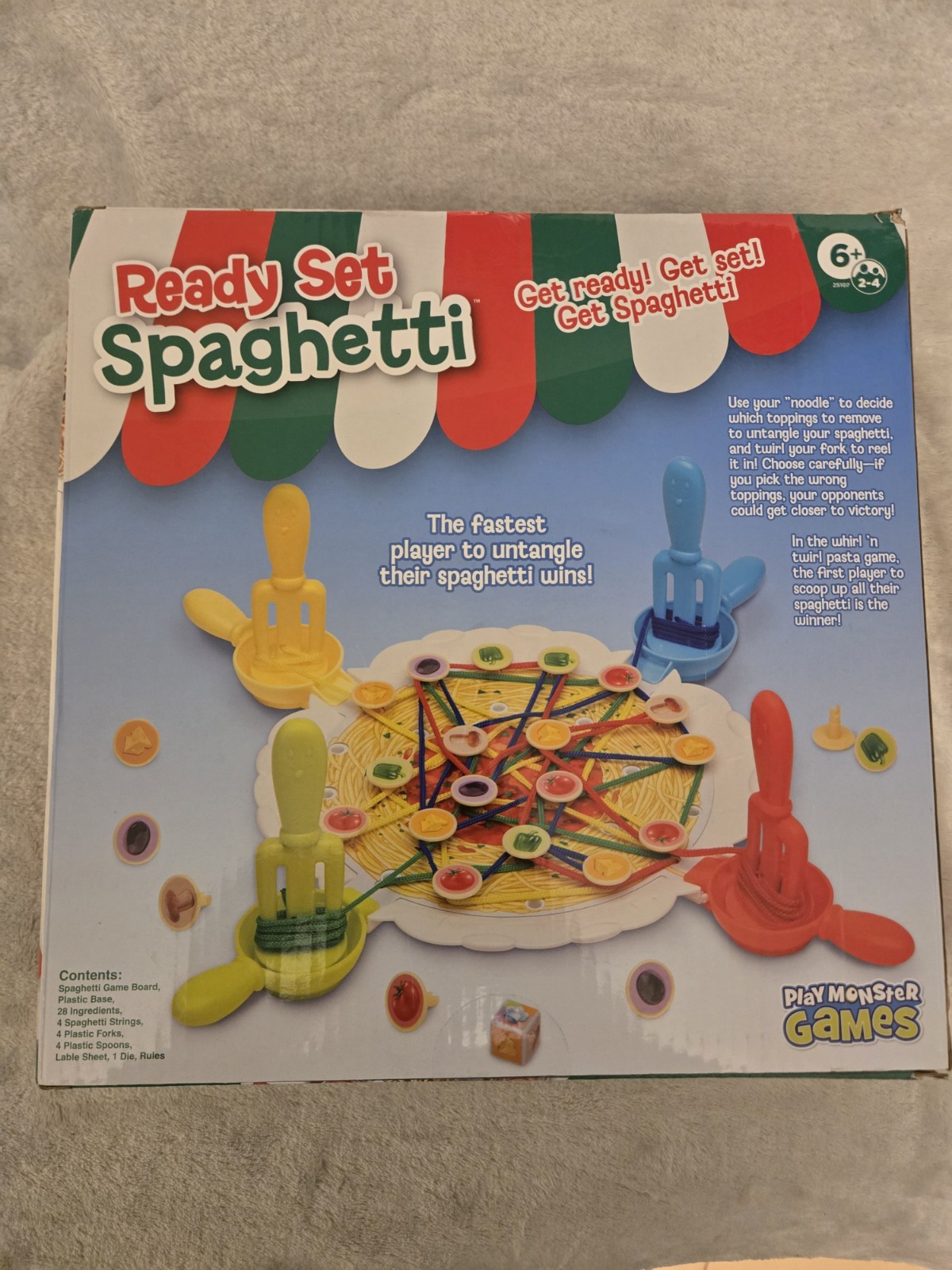 Ready Set Spaghetti Game NEW FACTORY SEALED