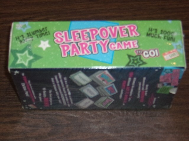 NIB 2017 Sleepover Party Game To Go! Fun Girls Night 100 Stunts By Endless Games