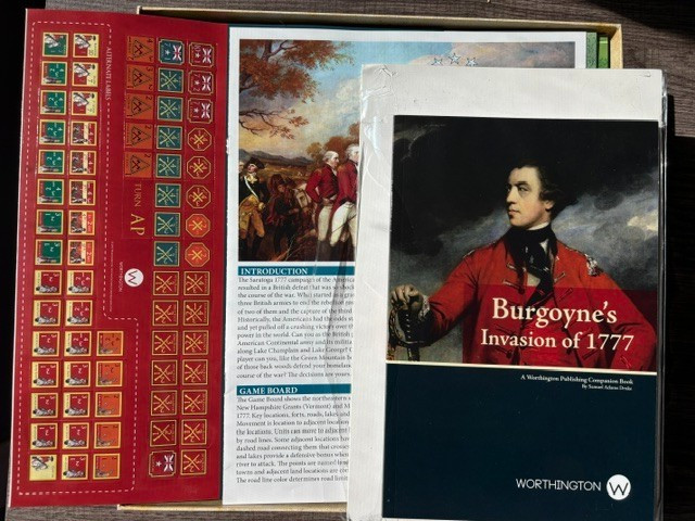 Worthington Games, Saratoga 1777, UN-stickered & UN-punched