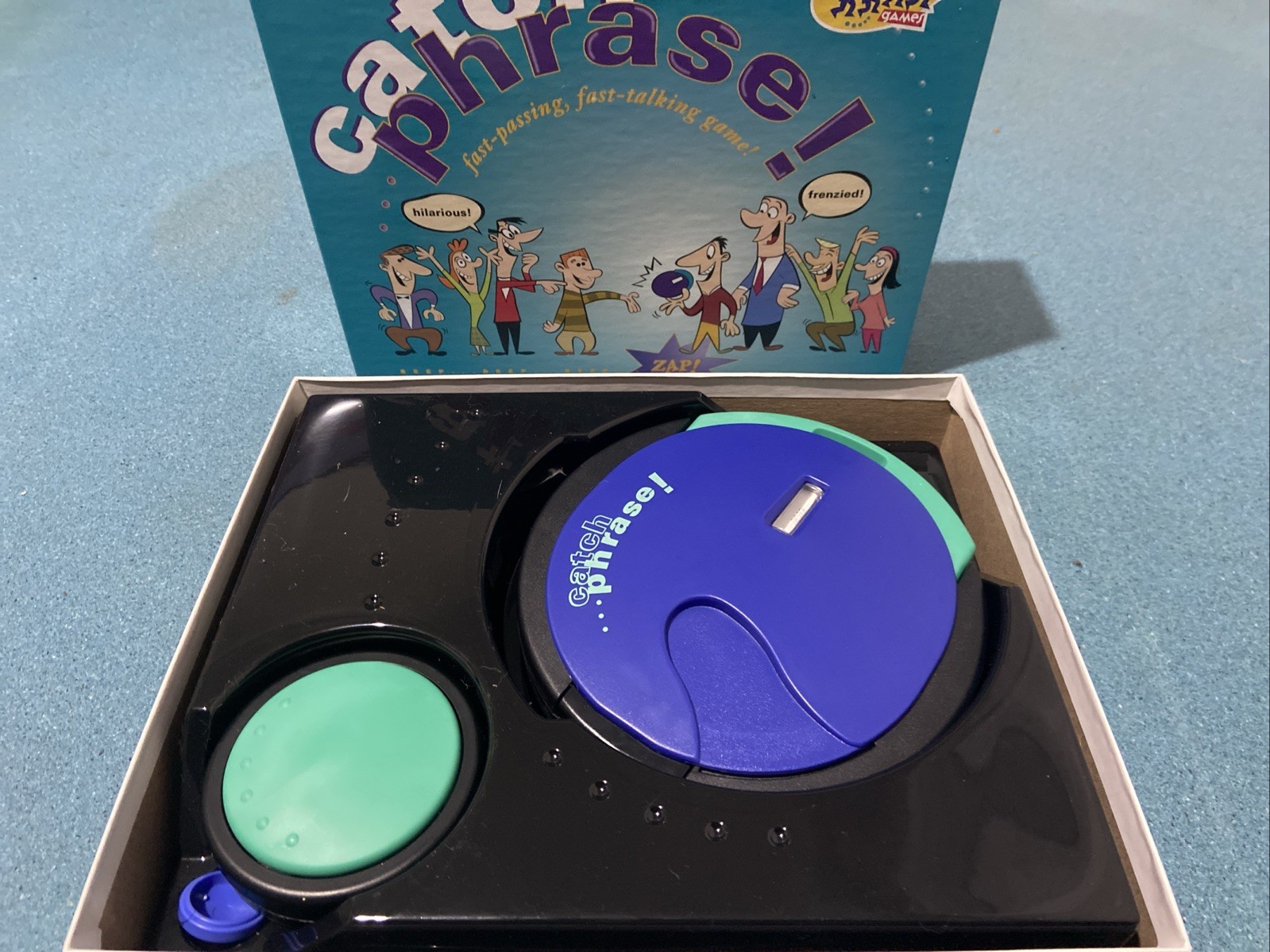 Catch Phrase Board Game 100% Complete 1994 Vintage Timer Tested & Works (Clean)