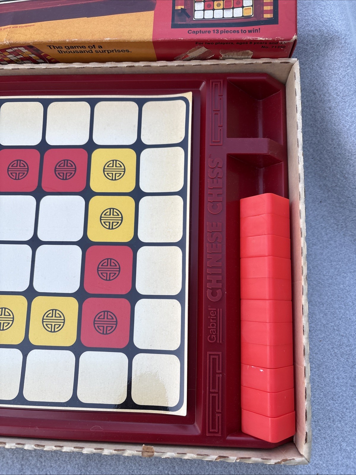 Chinese Chess Game Gabriel COMPLETE 1981 The Game Of A Thousand Surprise Vintage