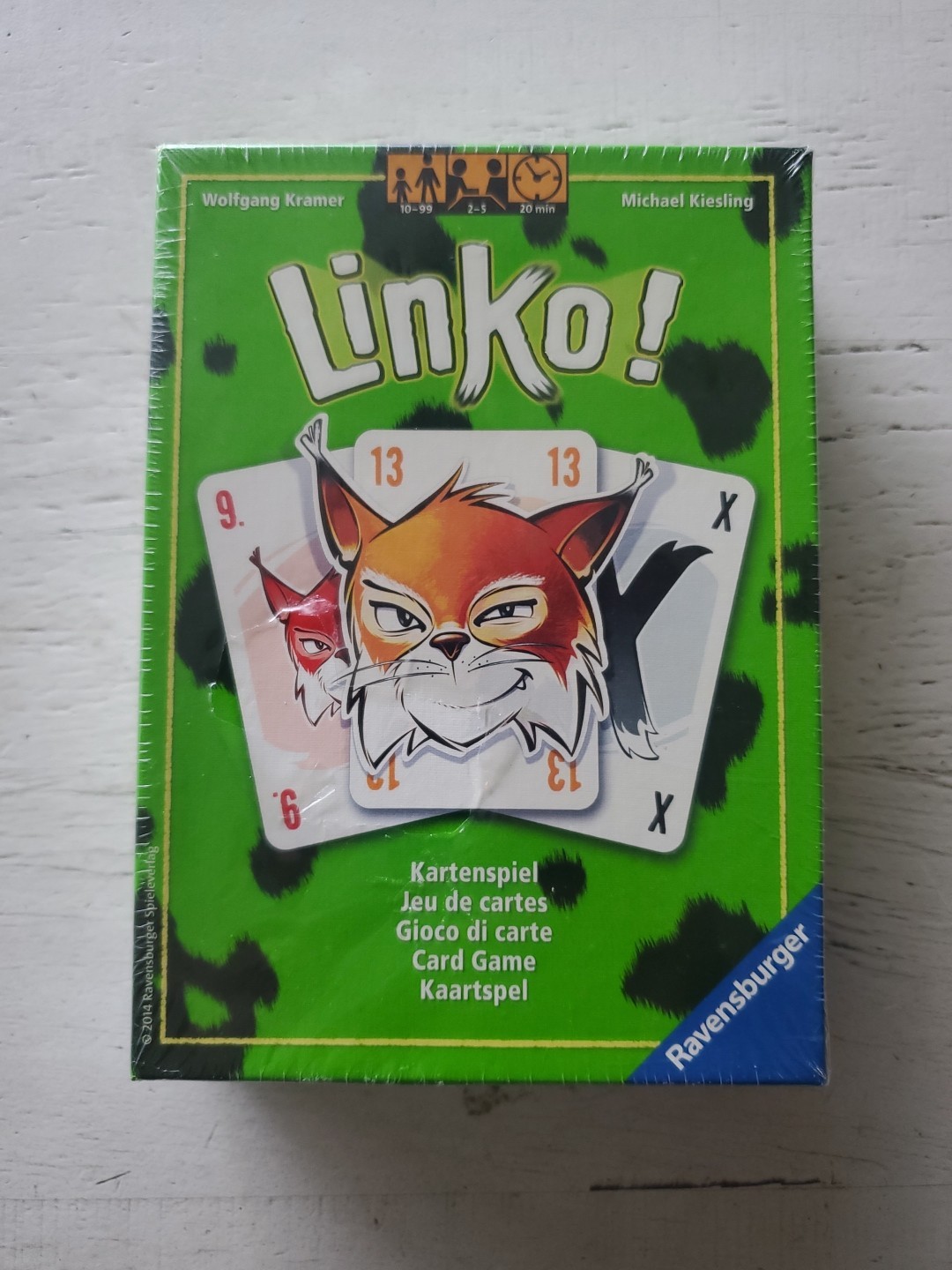 Linko! Number and Color Matching Card Game for 2-5 Players Ravensburger NEW