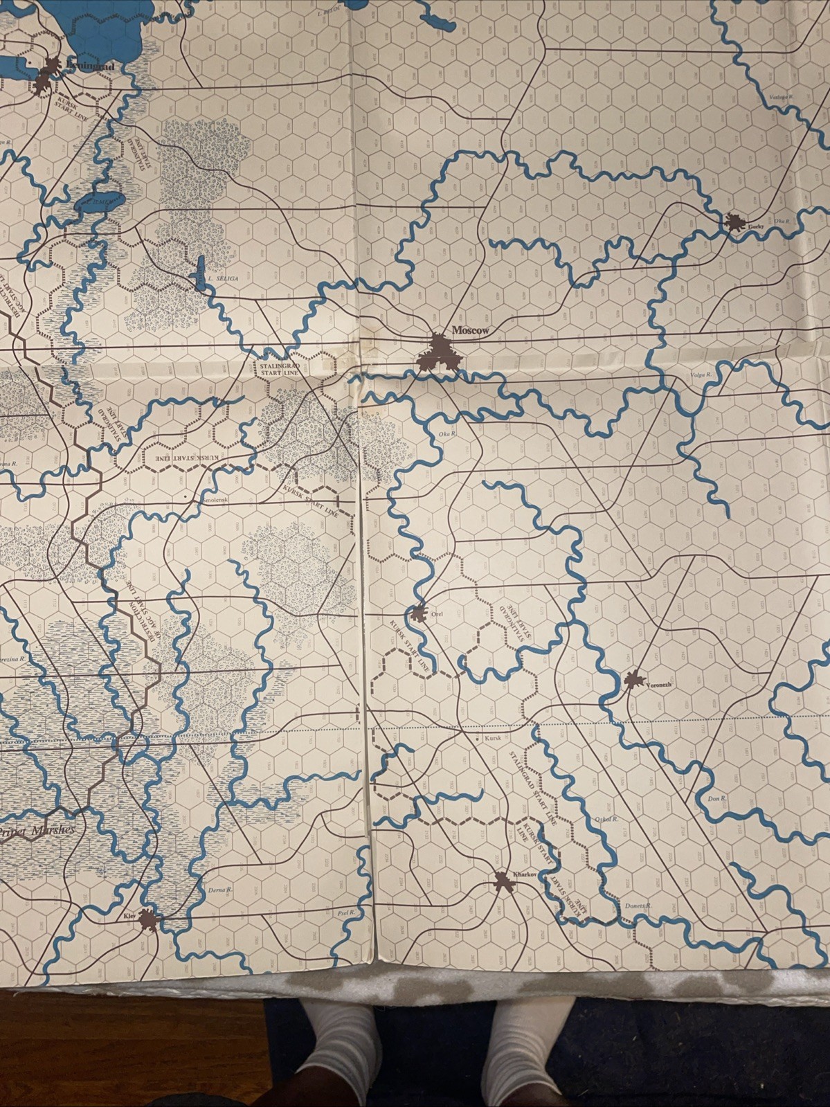 SPI. 1974. War In The East. Punched. VGC. Rare Collectible.