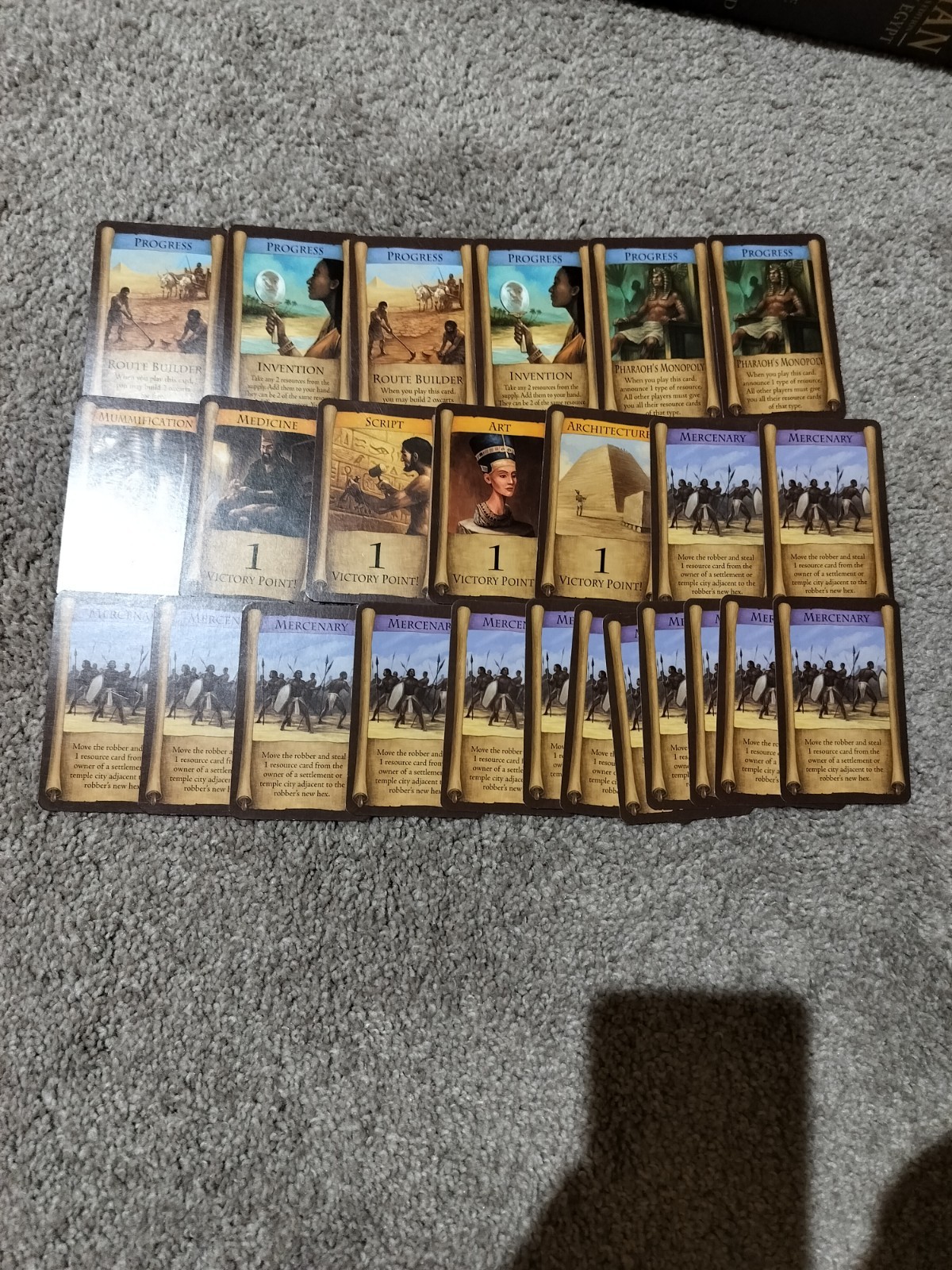 Catan Ancient Egypt Collectors Edition Mayfair Board Game Complete