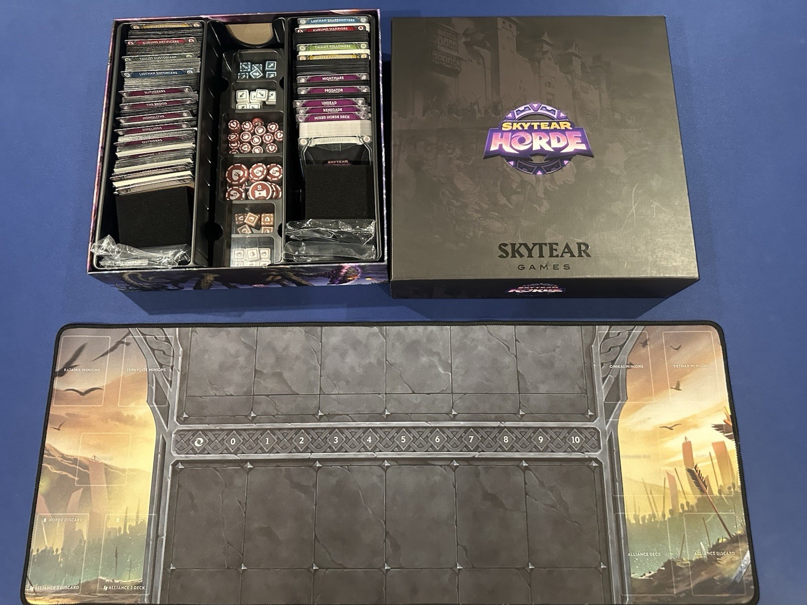 Skytear Horde And Skytear Horde Deluxe Board Game With Playmat, Deluxe Tokens