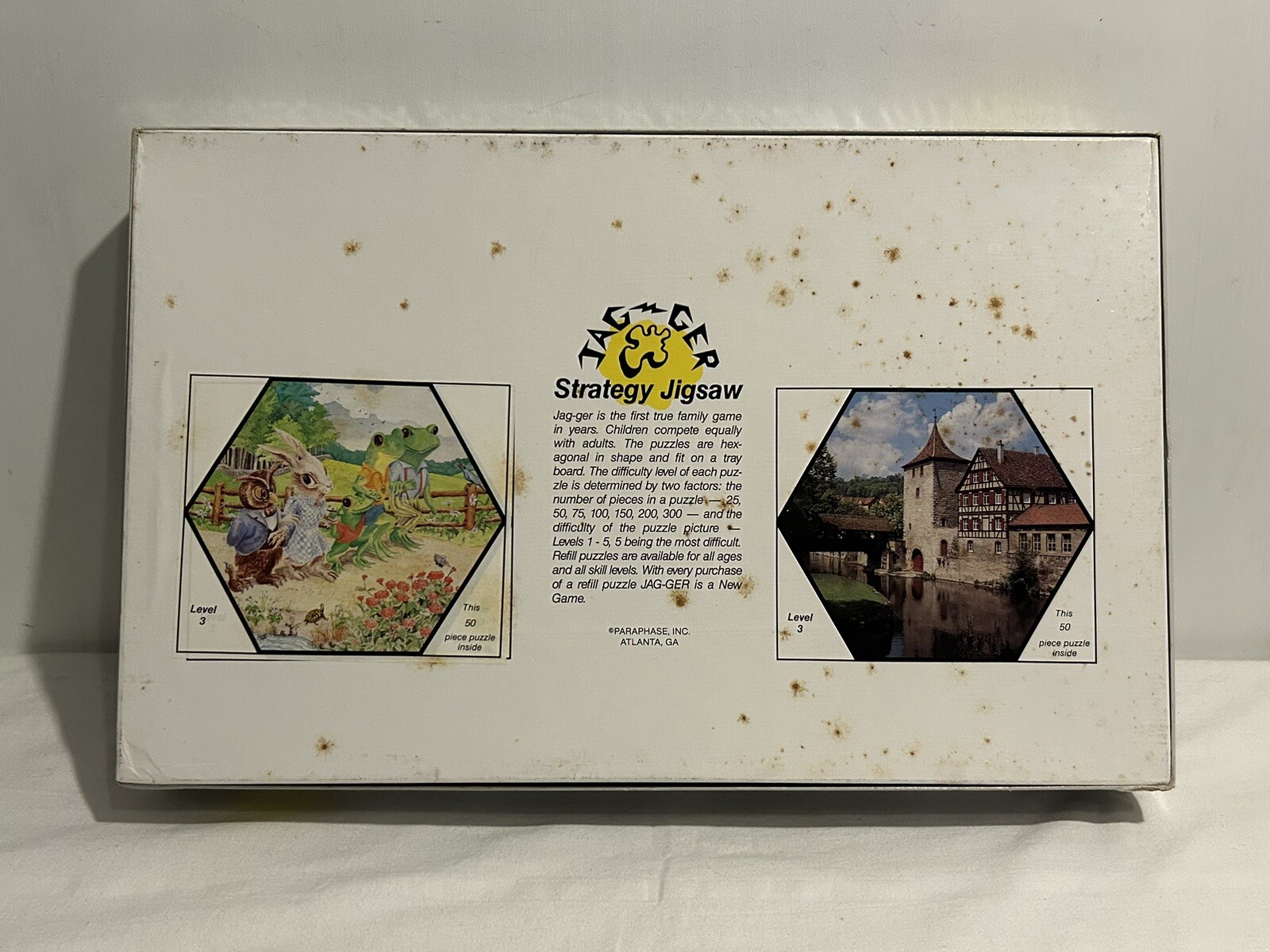 Vintage Jagger Strategy Jigsaw Board Puzzle Game #7000 Level 3 50 Pieces *NEW*
