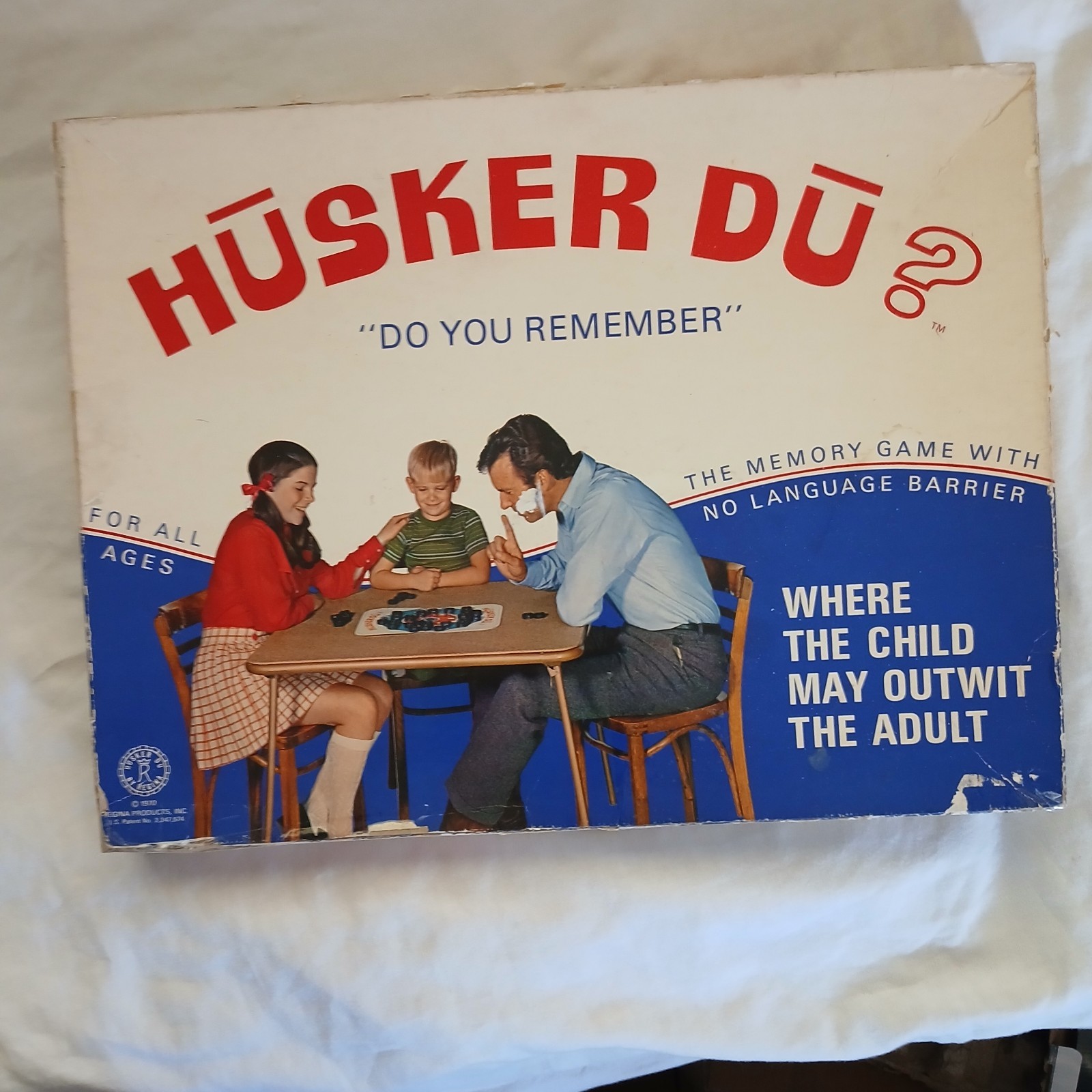 Vintage 1970 Regina Husker Du “Do You Remember?” Family Memory Game COMPLETE!