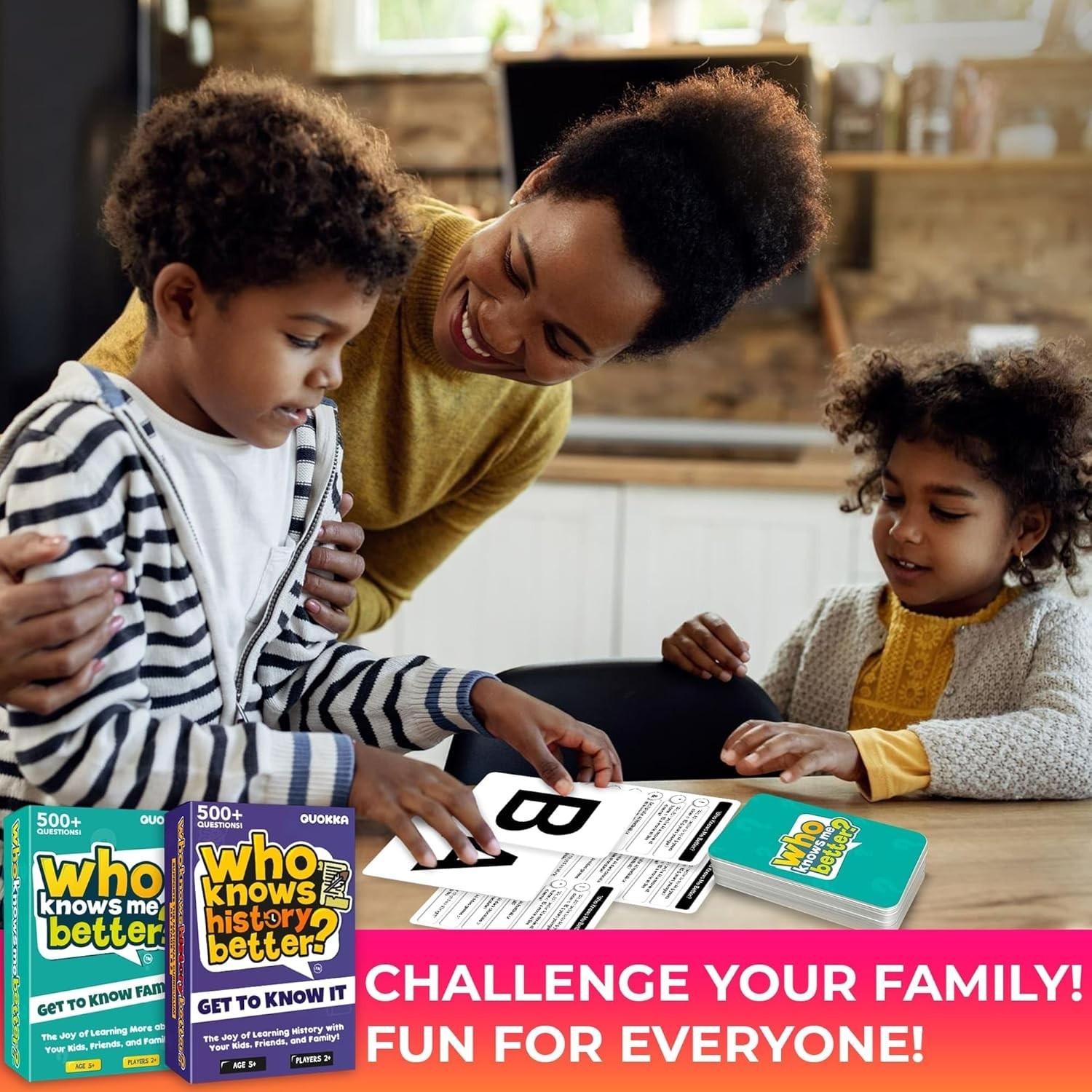 Engaging Family Card Trivia Game – Boost Knowledge with 2000+ Questions